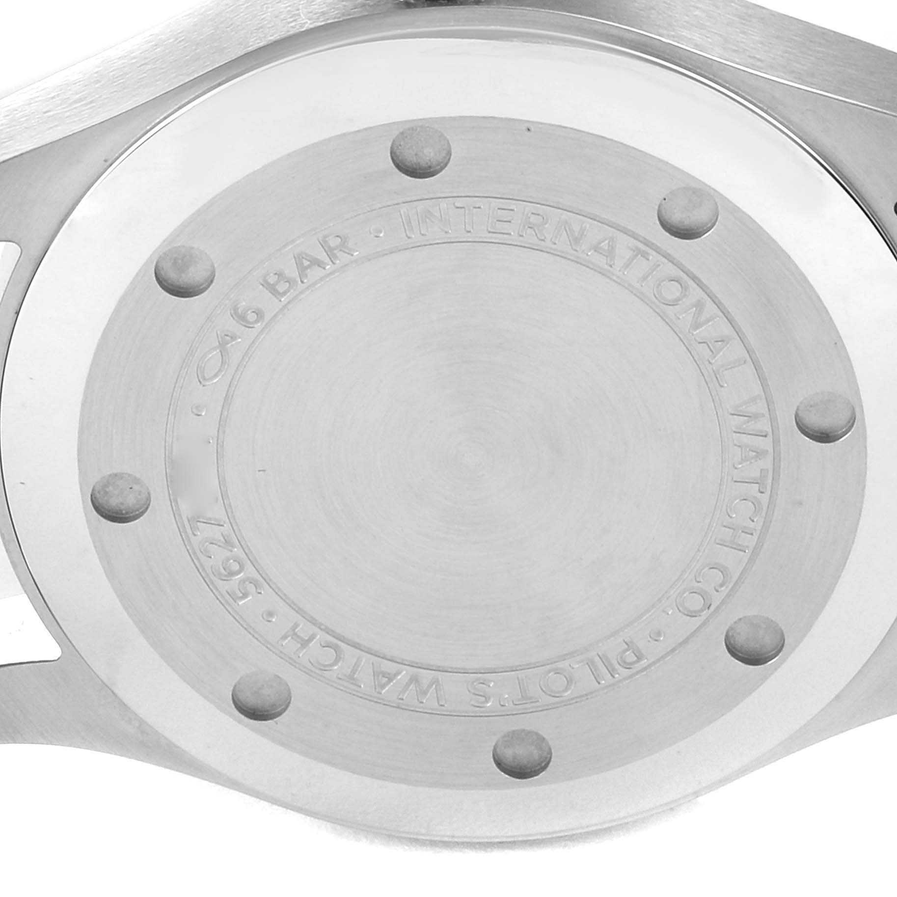 IWC Pilots Midsize Blue Dial Steel Mens Watch IW324008 Box Card Unworn