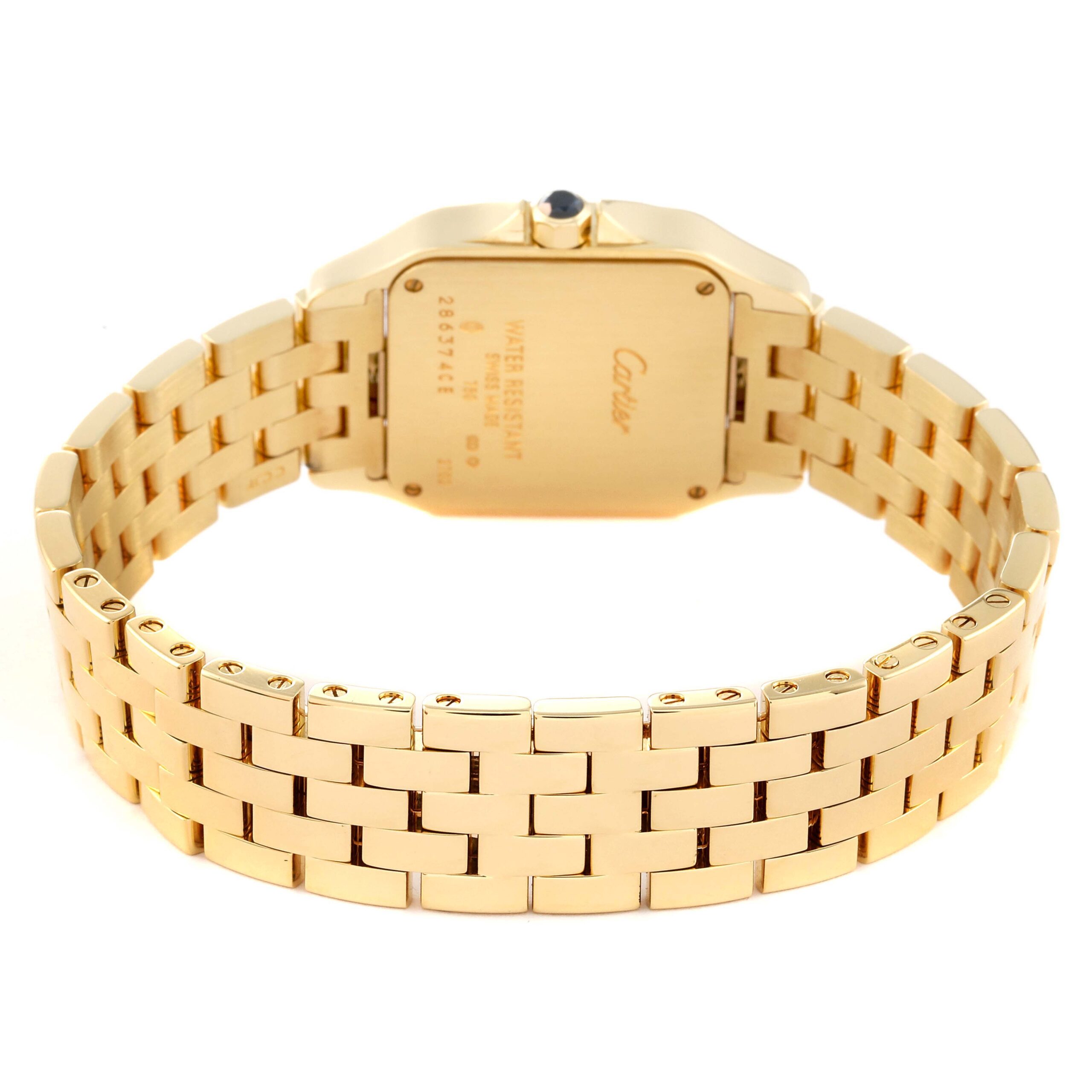 Cartier Santos Demoiselle Midsize Yellow Gold Ladies Watch W25062X9