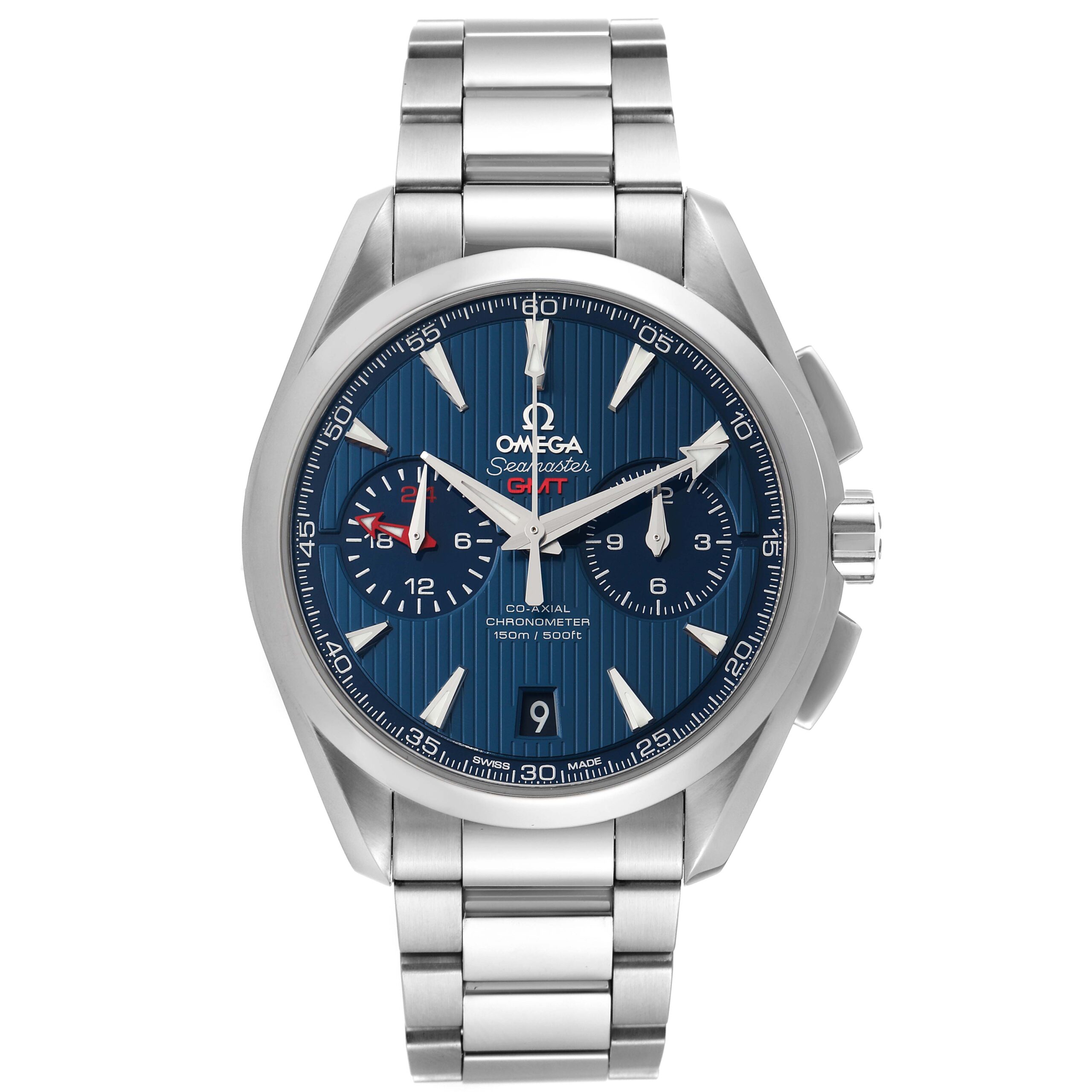 Omega Seamaster Aqua Terra GMT Mens Watch 231.10.43.52.03.001 Box Card