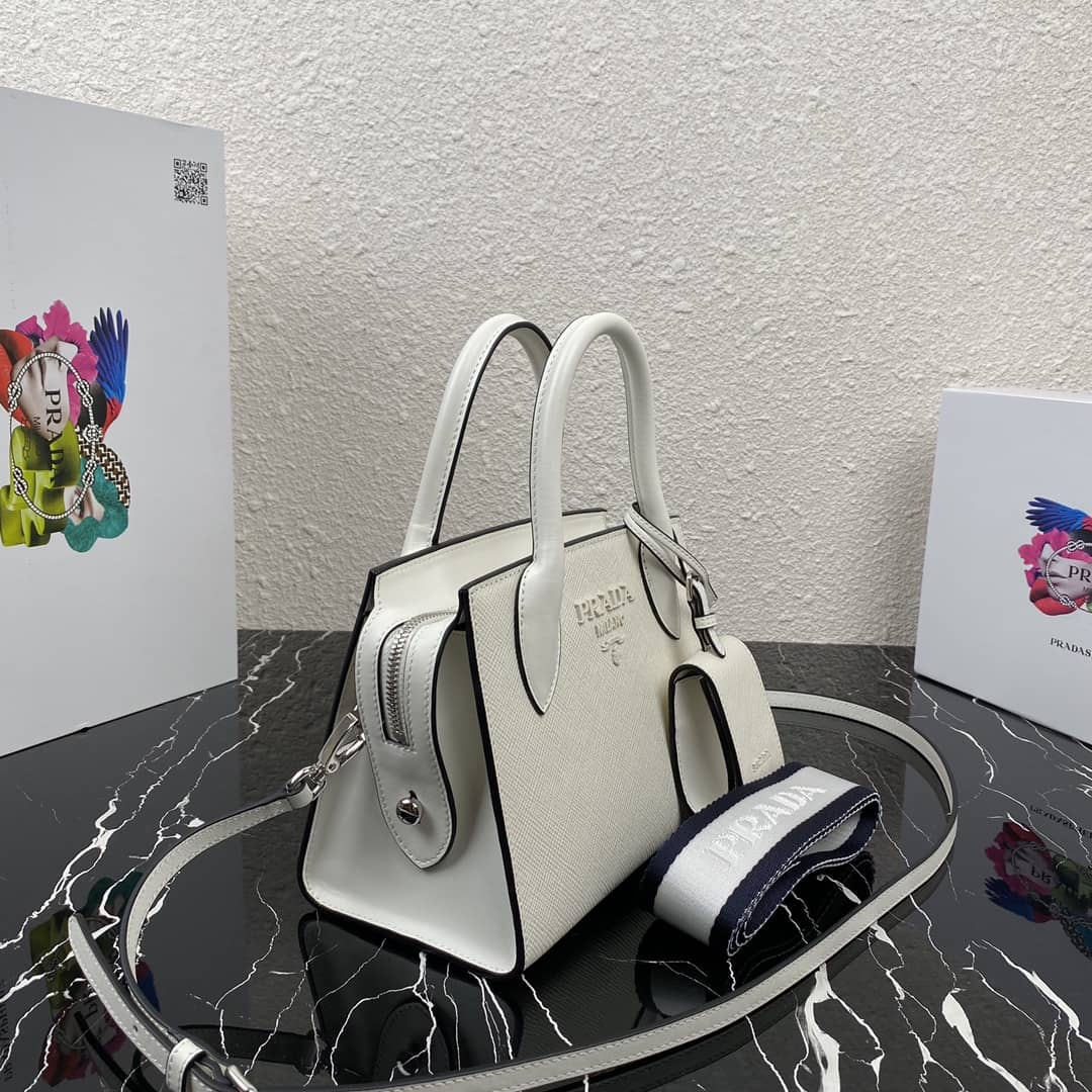 Prada Saffiano Leather Monochrome Replica Bag