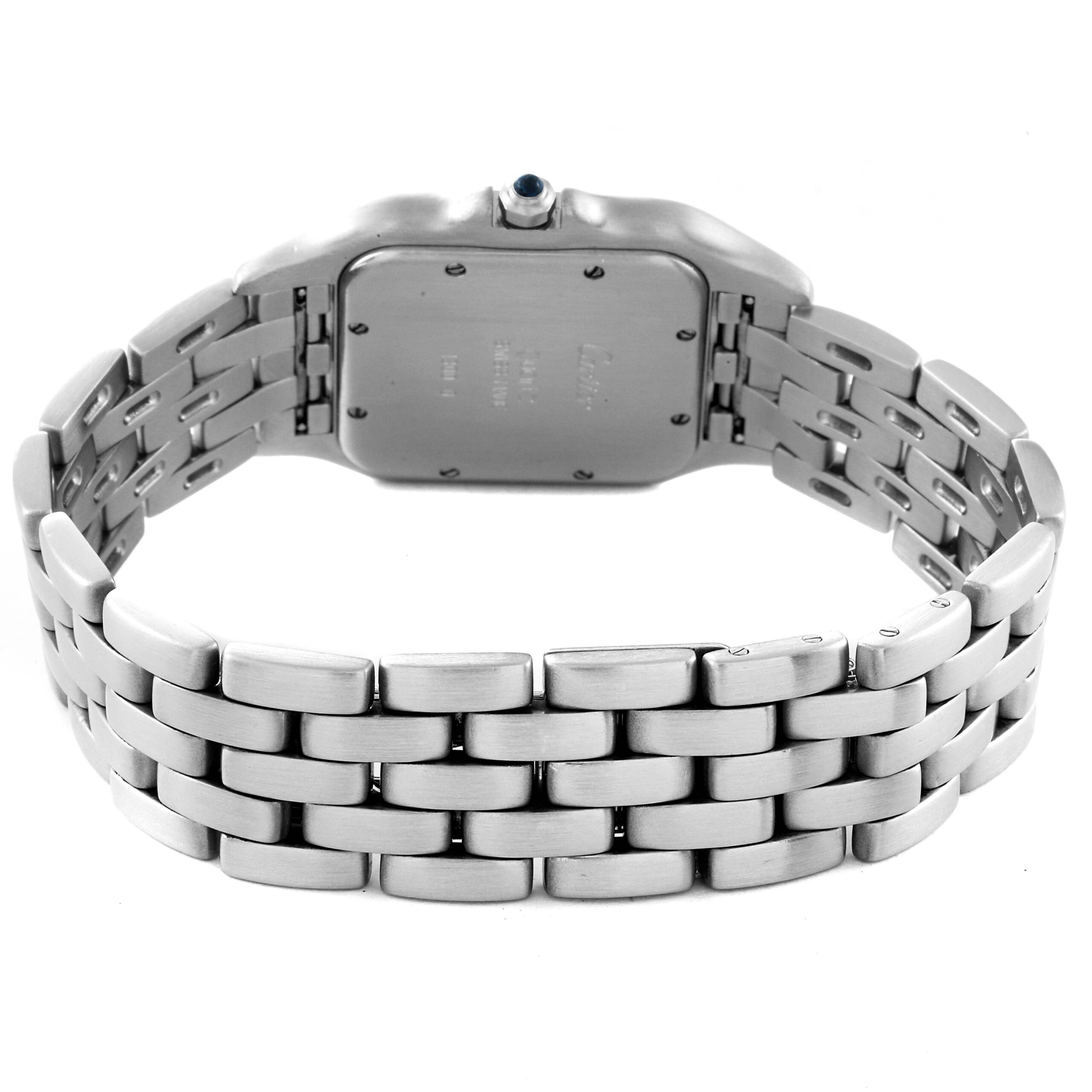 Cartier Panthere Jumbo 29mm Stainless Steel Mens Watch W25032P5