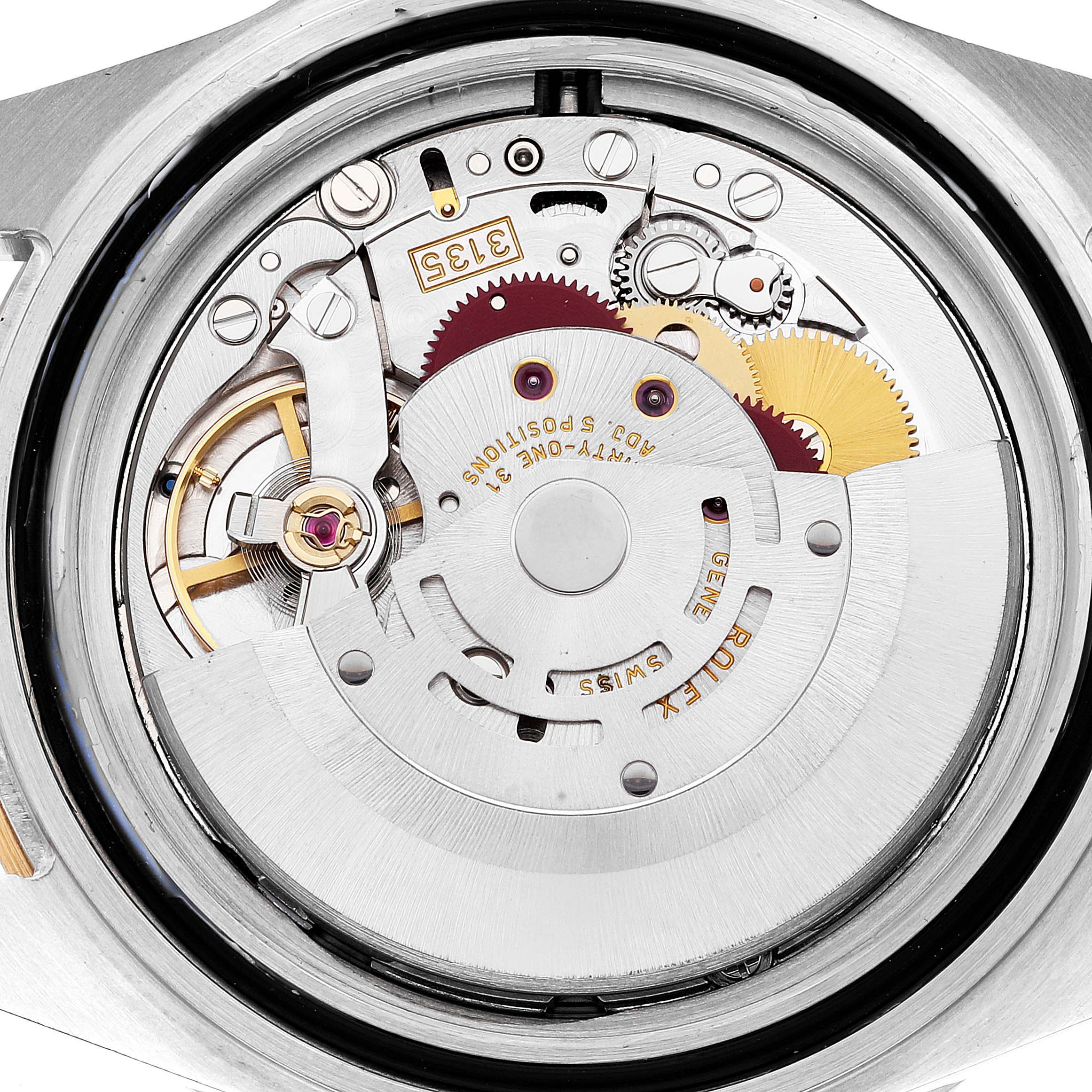 Rolex Submariner Blue Dial Steel Yellow Gold Mens Watch 16613 Box Papers