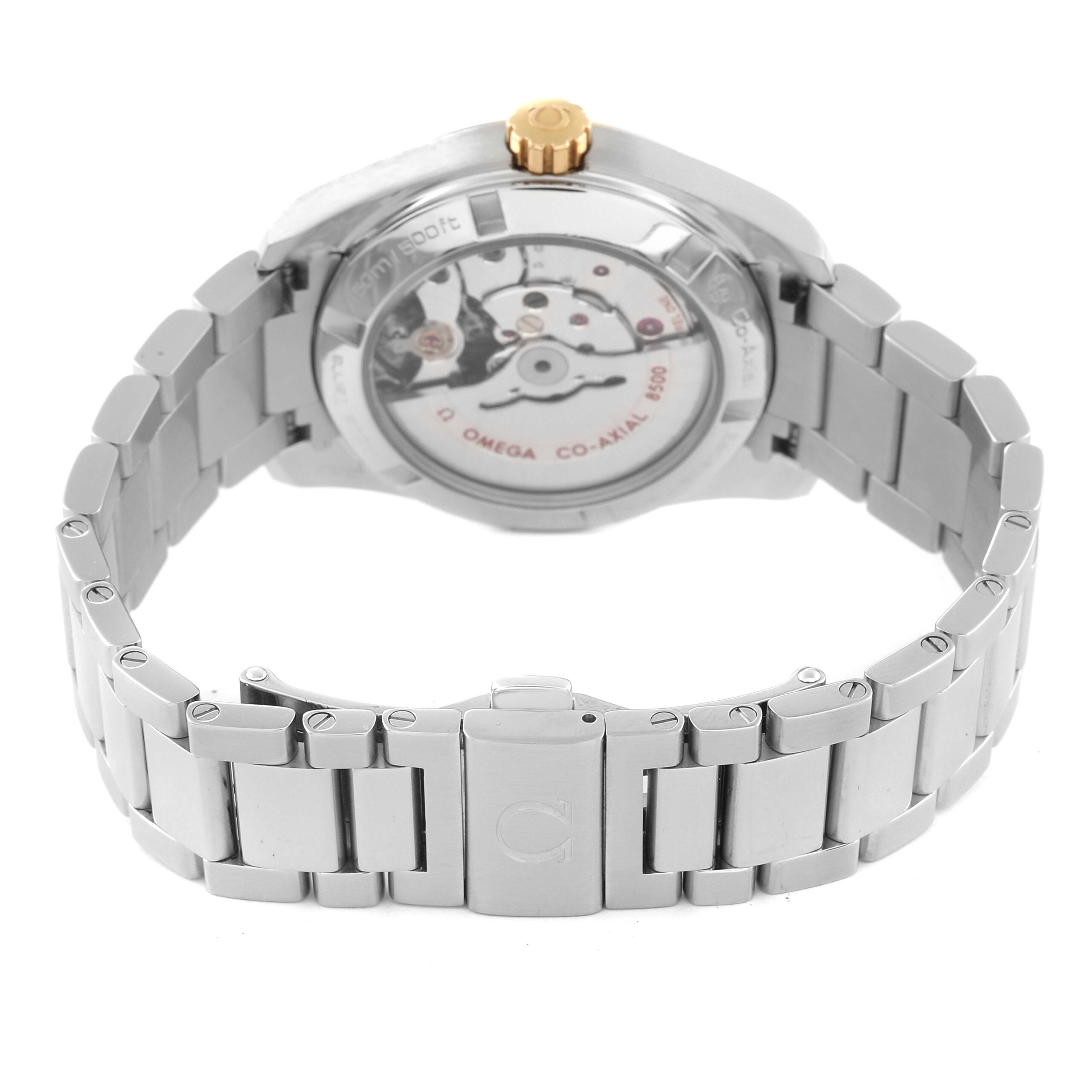 Omega Seamaster Aqua Terra Steel Yellow Gold Watch 231.20.39.21.06.004 Box Card