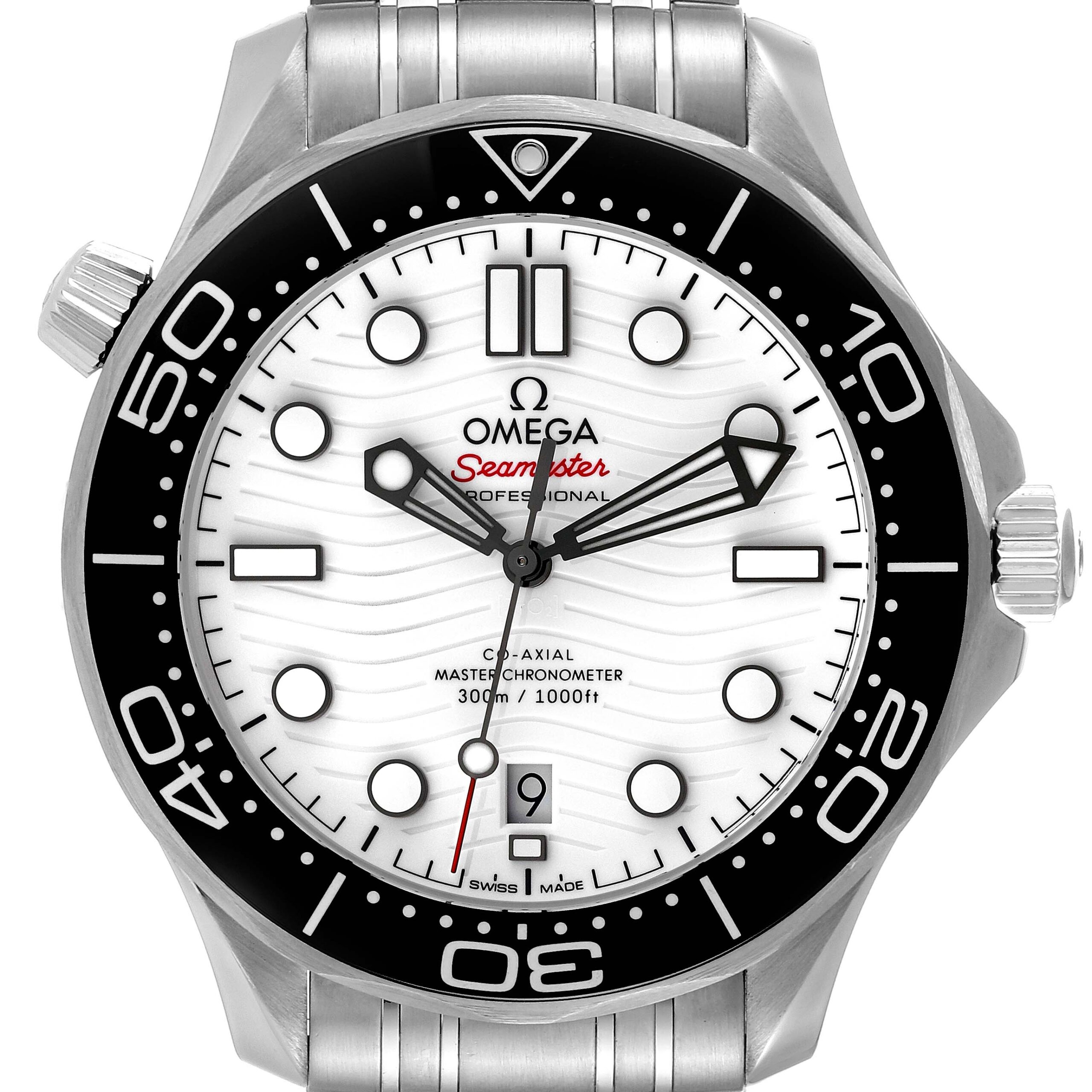 Omega Seamaster Diver 300M Co-Axial Mens Watch 210.30.42.20.04.001 Box Card