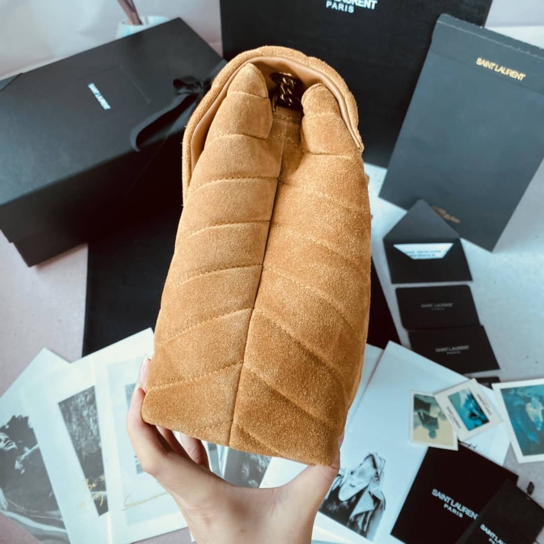 Saint Laurent Bag Dupe  Loulou Monogram Quilted Velvet Shoulder Bag