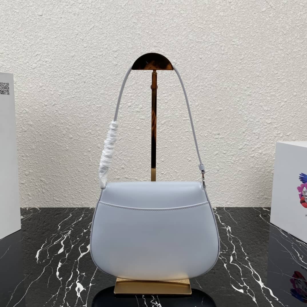 Prada Cleo Bag Dupe Brushed Leather Flap Replica Shoulder Bag