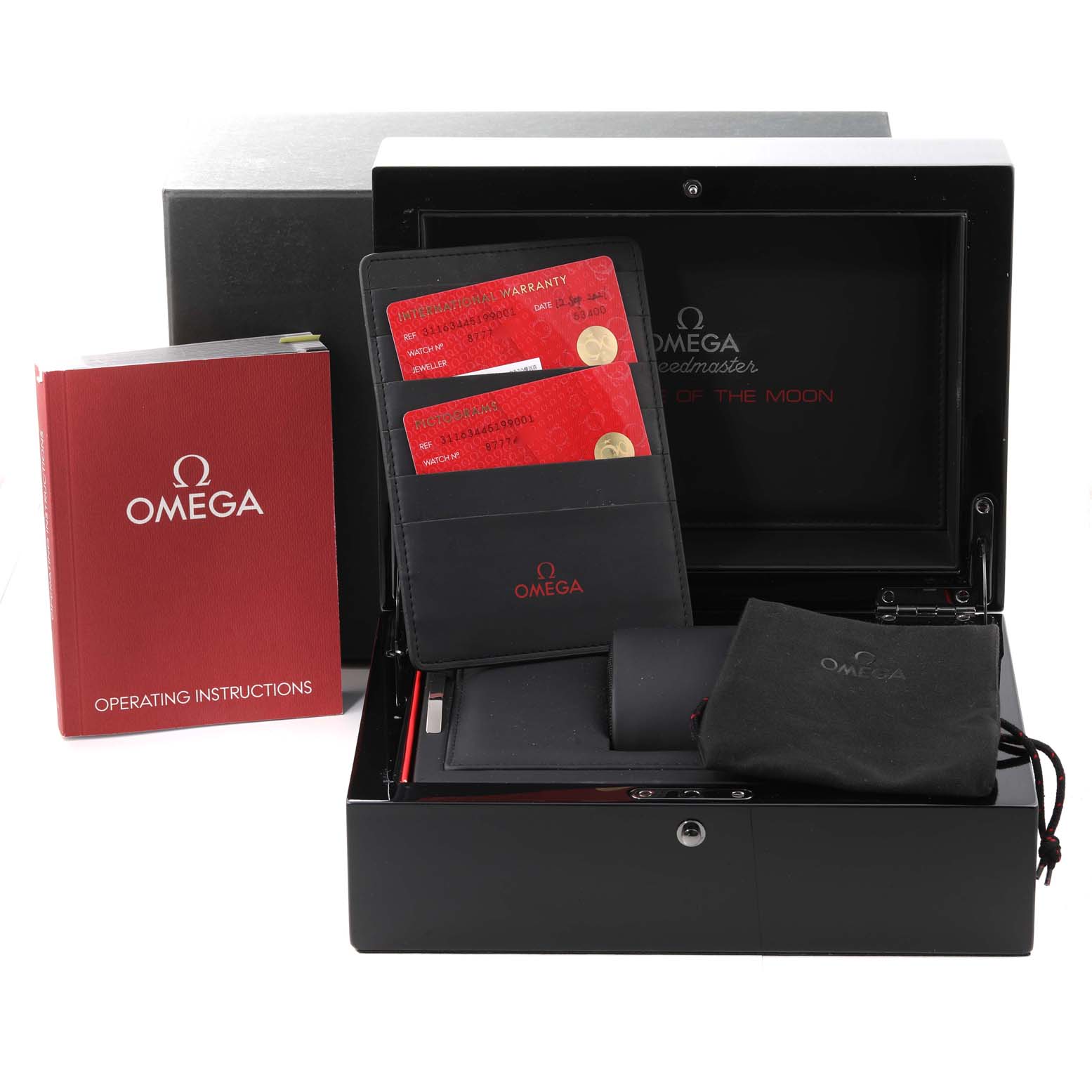 Omega Speedmaster Grey Side of the Moon Mens Watch 311.63.44.51.99.001 Box Card