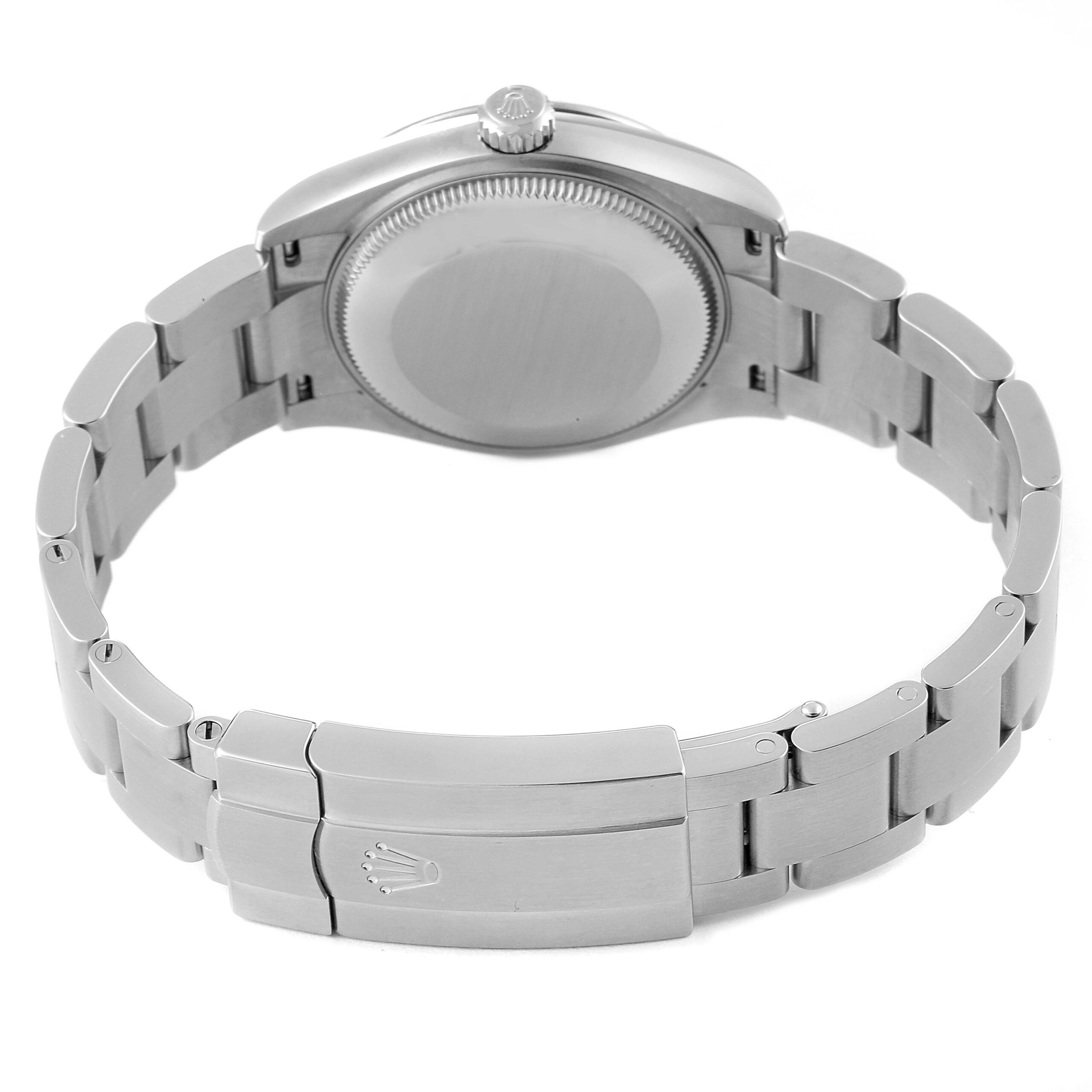 Rolex Midsize 31mm Black Dial Automatic Steel Ladies Watch 277200 Box Card