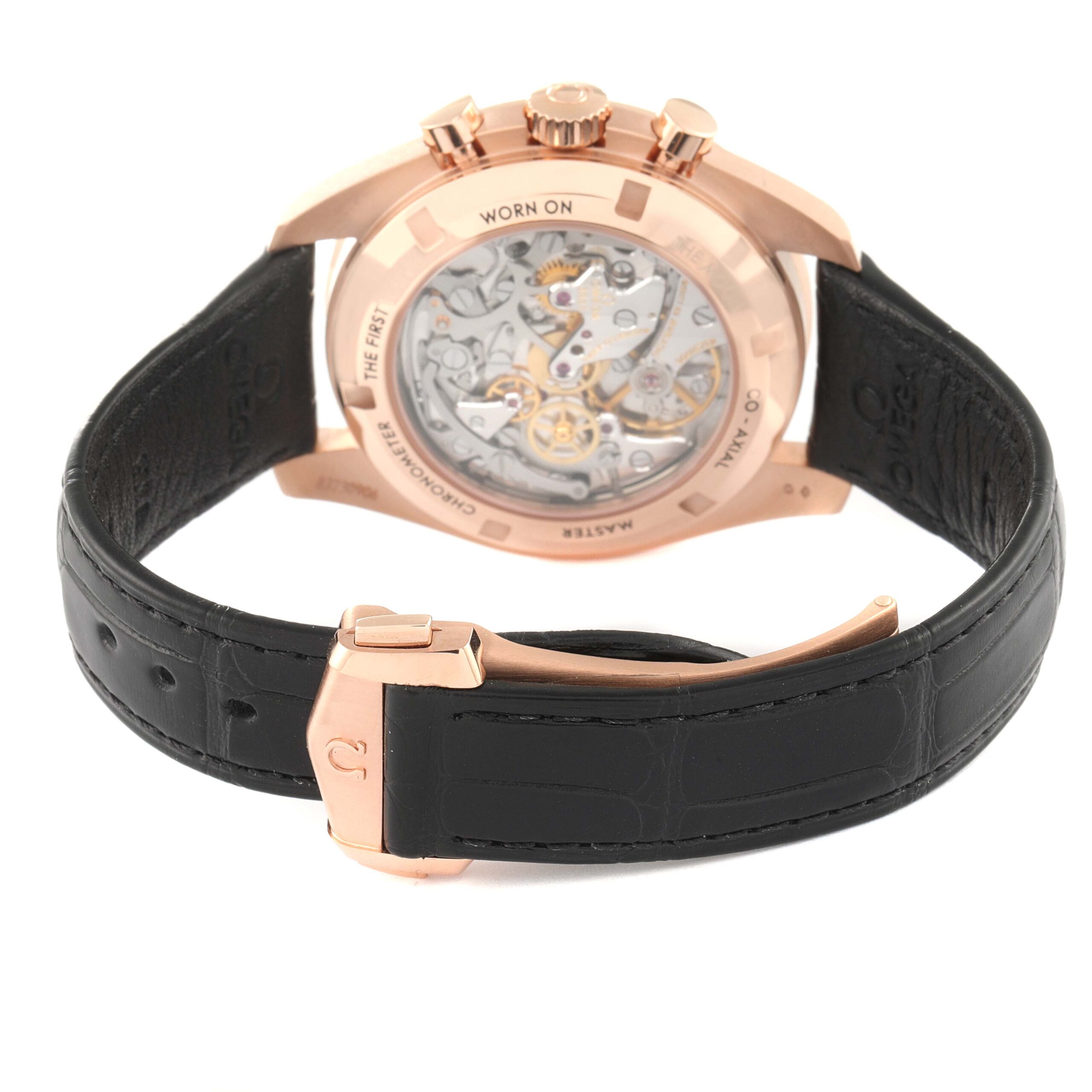 Omega Speedmaster Moonwatch Rose Gold Mens Watch 310.63.42.50.01.001 Unworn