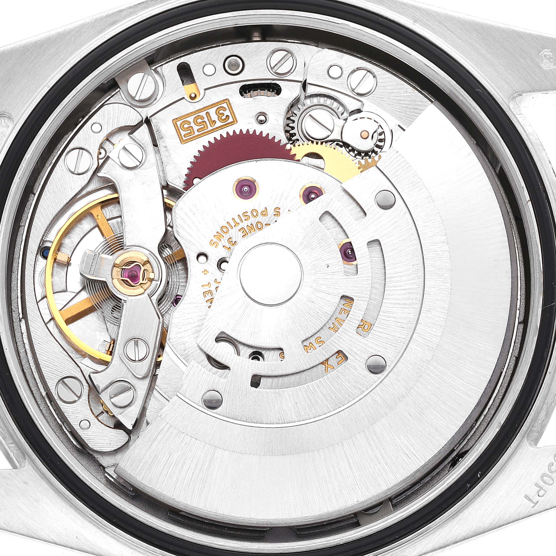 Rolex Day-Date President Platinum Ice Blue Diamond Dial Mens Watch 118206