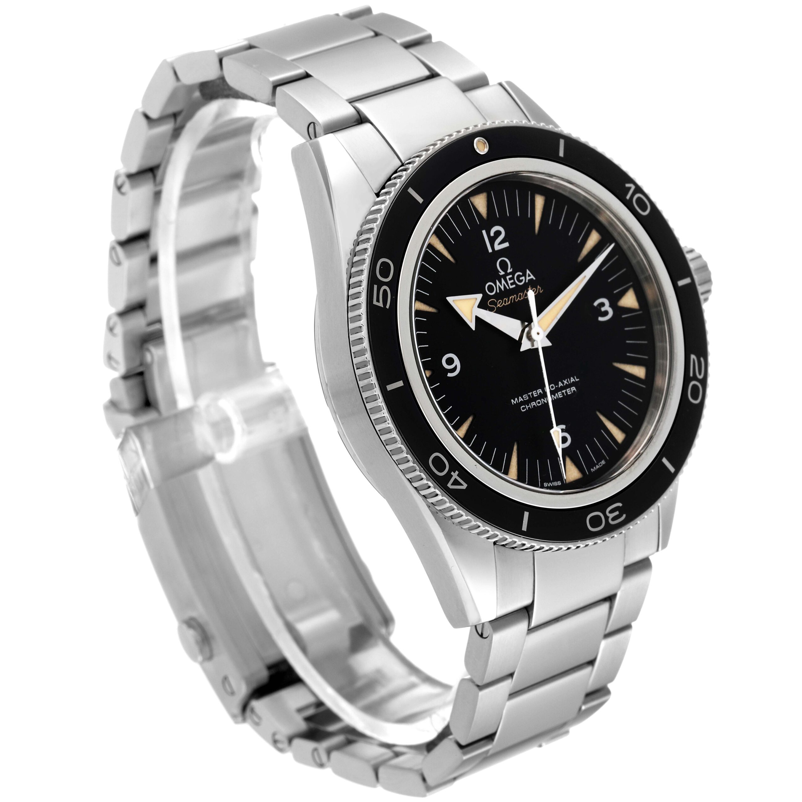 Omega Seamaster 300 Master Co-Axial Mens Watch 233.30.41.21.01.001 Box Card