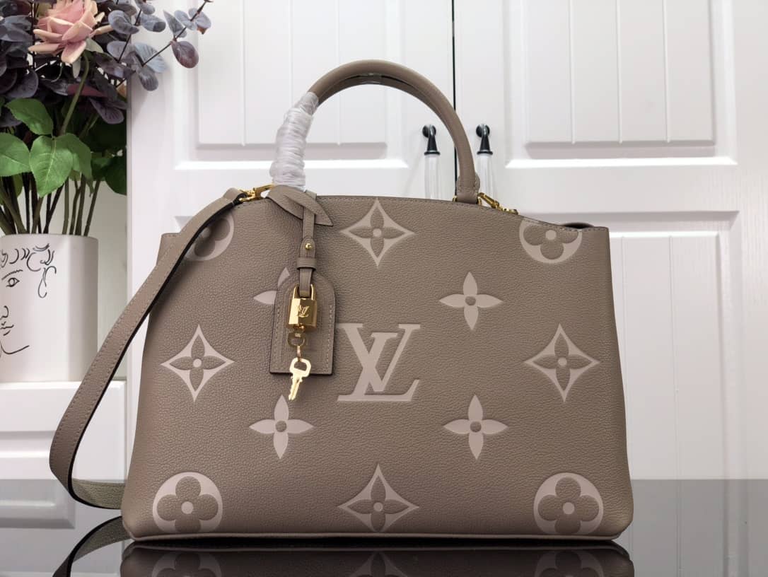 Louis Vuitton Grand Palais Monogram Empreinte Bag Replica Gray M45811
