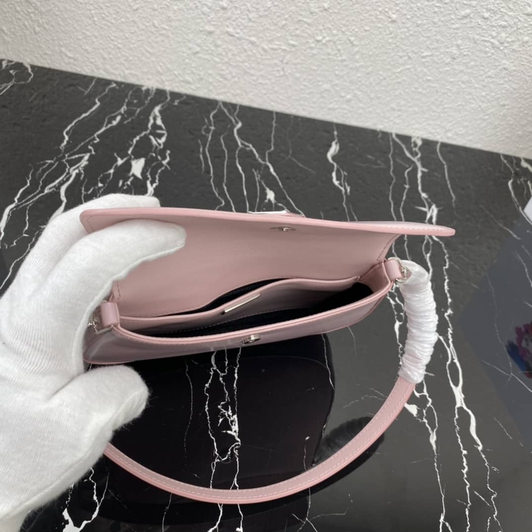 Prada Cleo Bag Dupe Brushed Leather Flap Replica Shoulder Bag