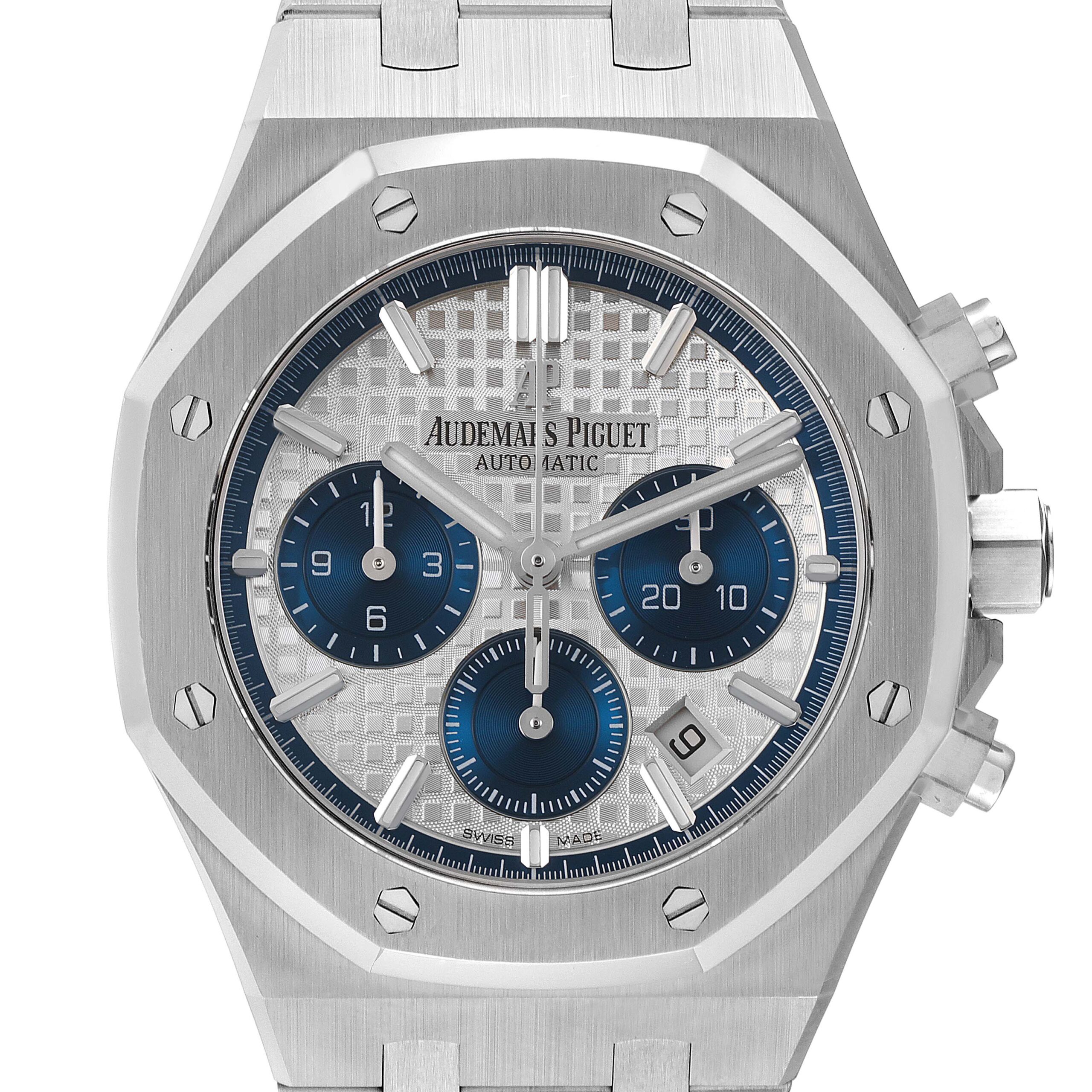 Audemars Piguet Royal Oak Chronograph Steel Mens Watch 26315ST Box Card