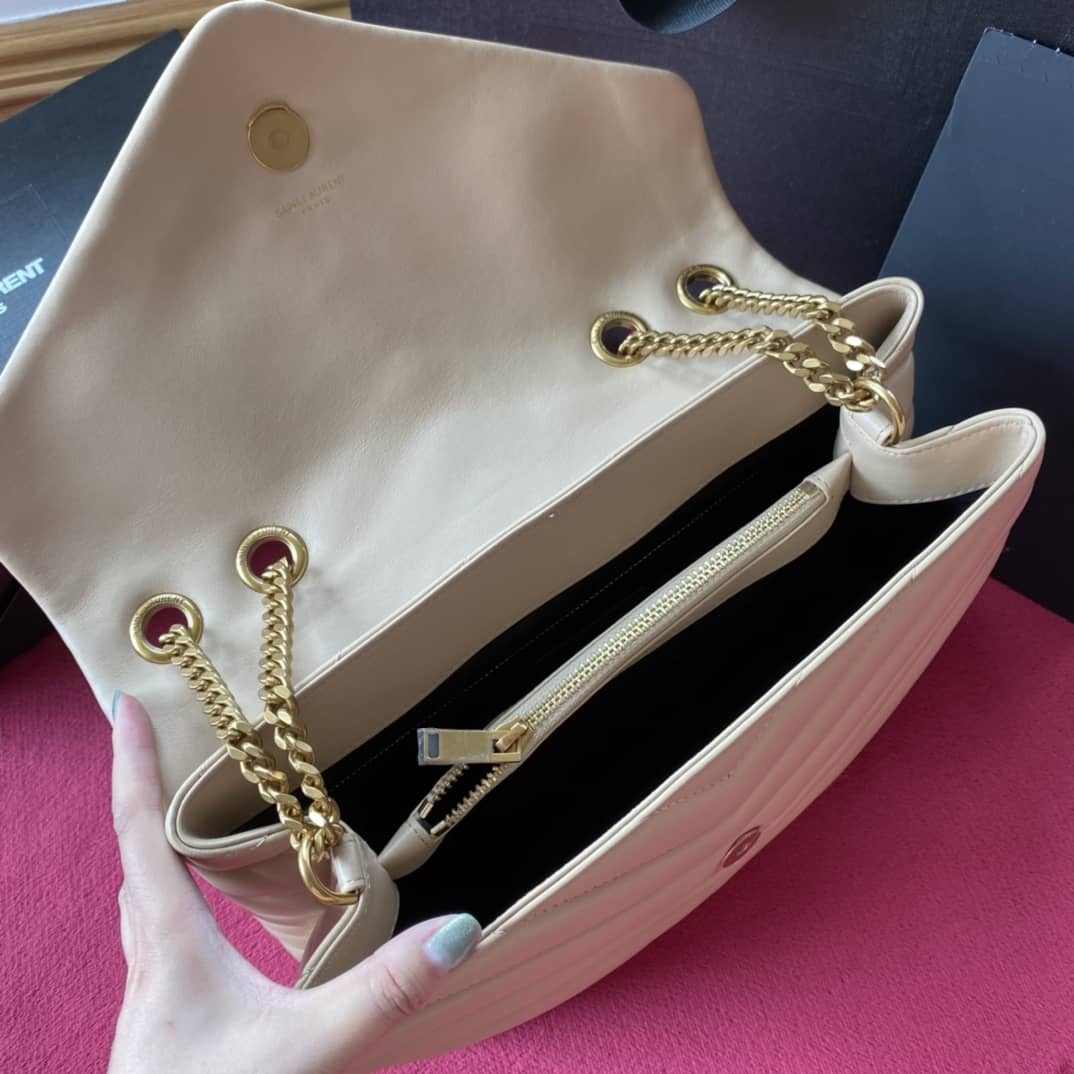 YSL Loulou Medium Quilted “Y” Leather Replica Bag