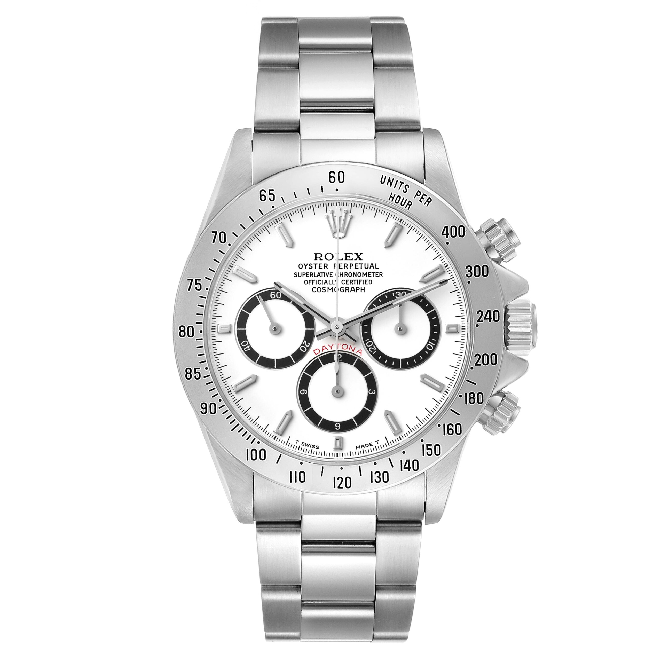 Rolex Daytona Zenith Movement Inverted 6 Watch 16520 Box Papers