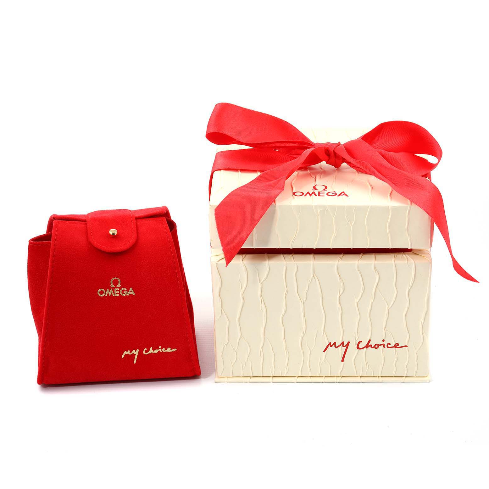 Omega Constellation Steel Yellow Gold Diamond Ladies Watch 123.25.24.60.52.001