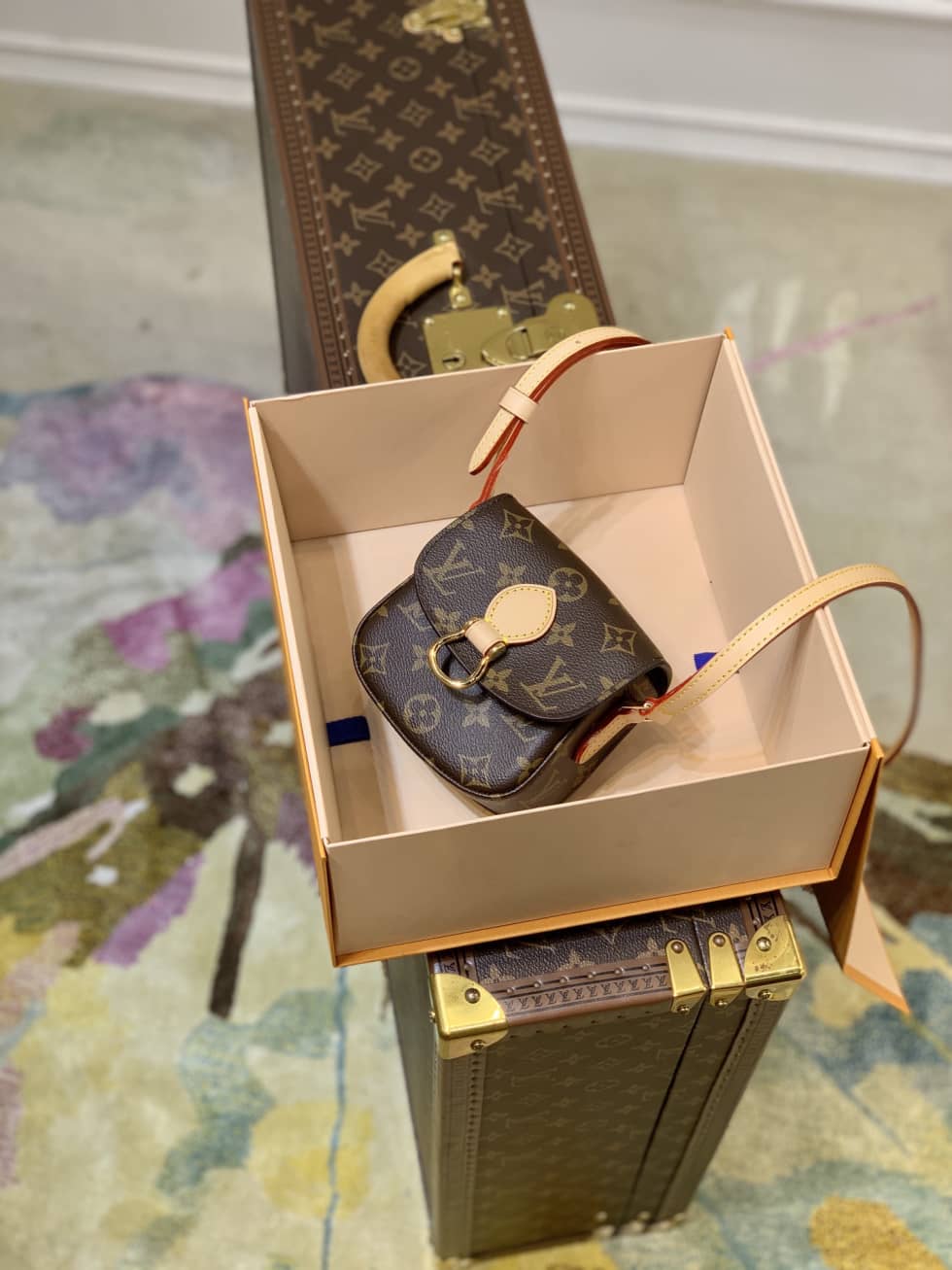 Louis Vuitton Monogram Bebe Saint Cloud M51245 Replica Messenger Bag