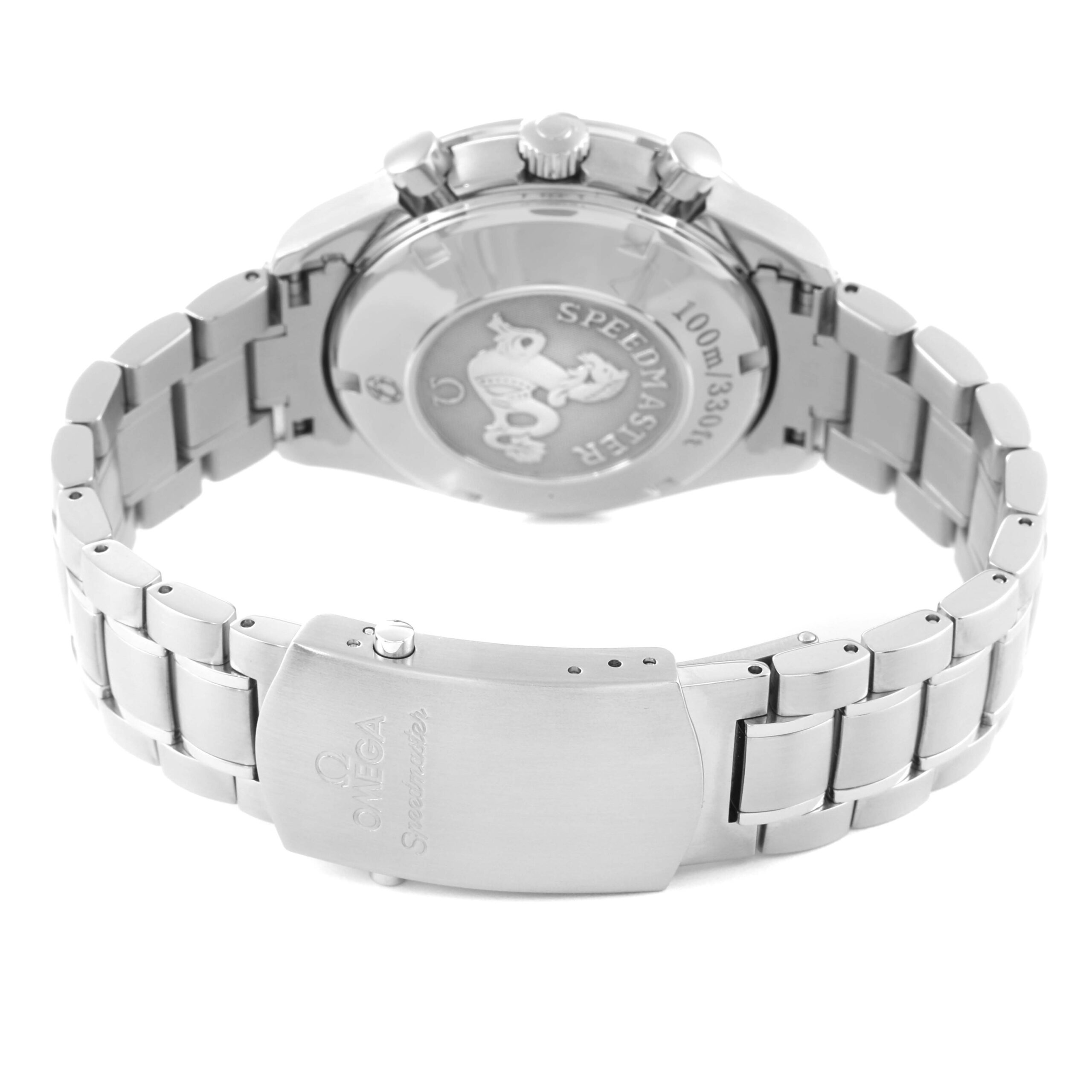 Omega Speedmaster Date Panda Dial Steel Mens Watch 323.30.40.40.04.001 Box Card