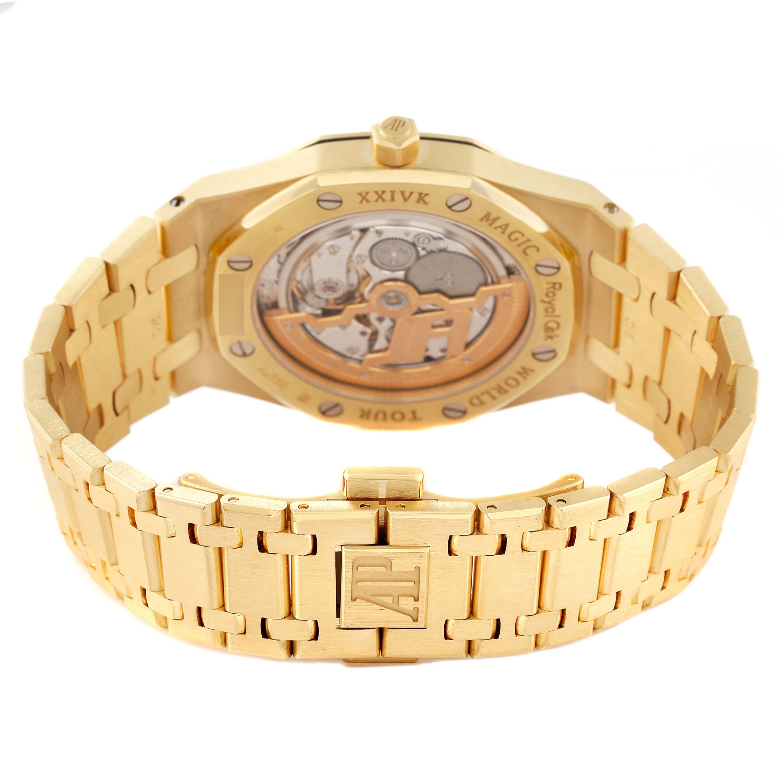 Audemars Piguet Royal Oak Jumbo Yellow Gold Bruno Mars 24K Magic World Tour Limited Edition Mens Watch 15202BA