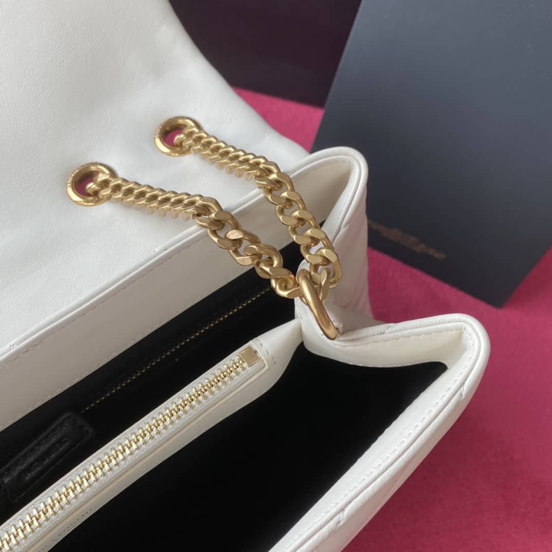 YSL Loulou Medium Quilted “Y” Leather Replica Bag