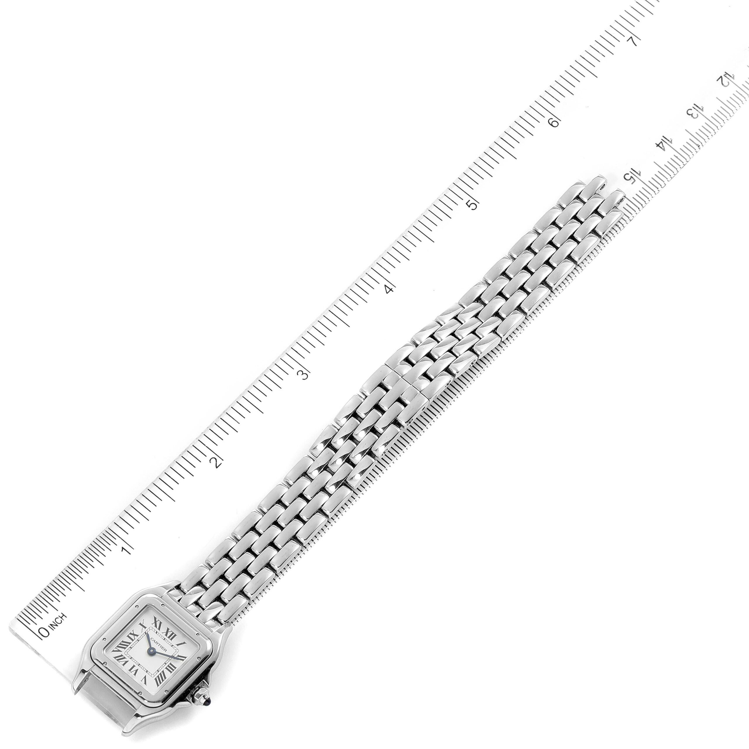 Cartier Panthere Small 22mm Steel Ladies Watch WSPN0006