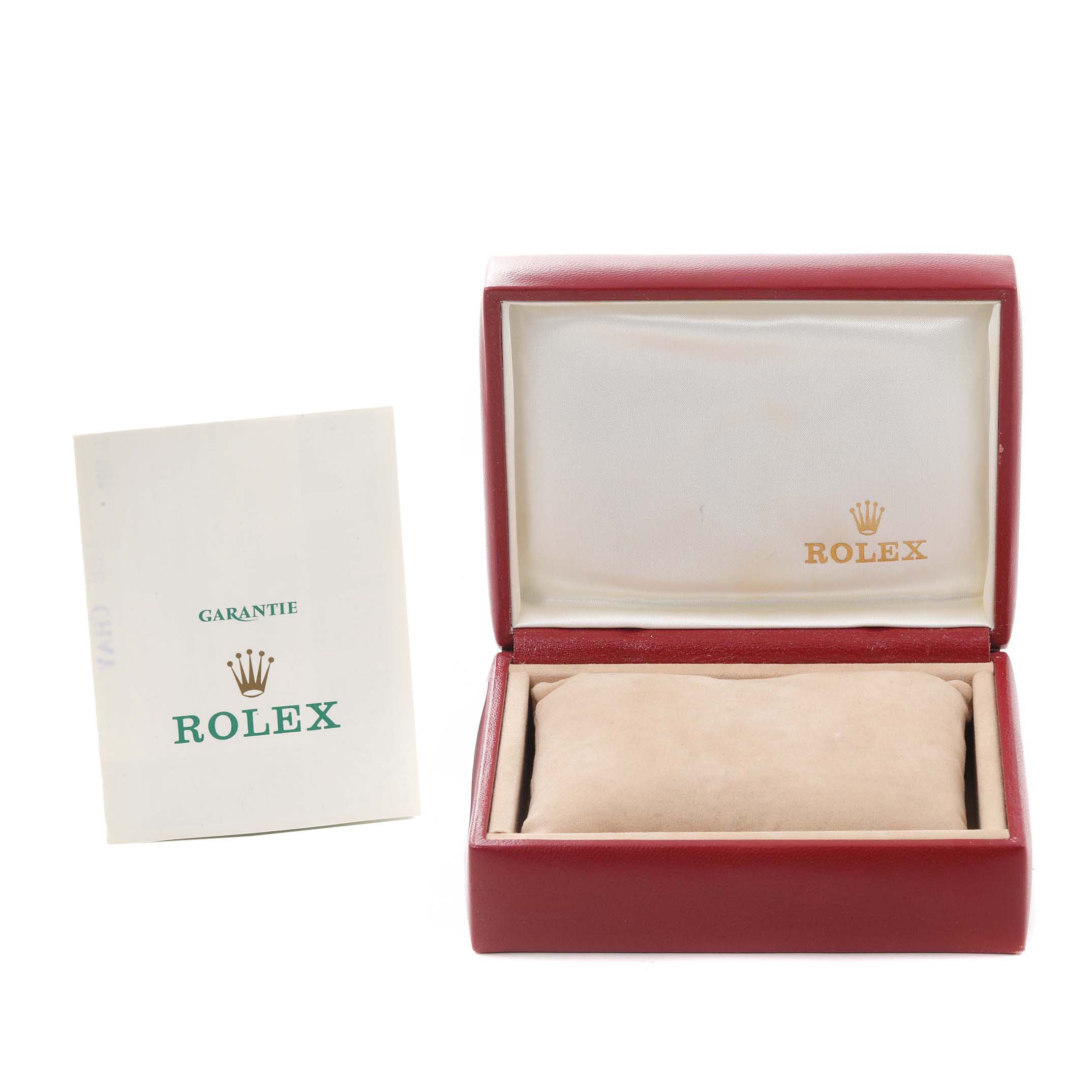 Rolex Oyster Perpetual Steel Yellow Gold Ladies Watch 67193 Box Papers