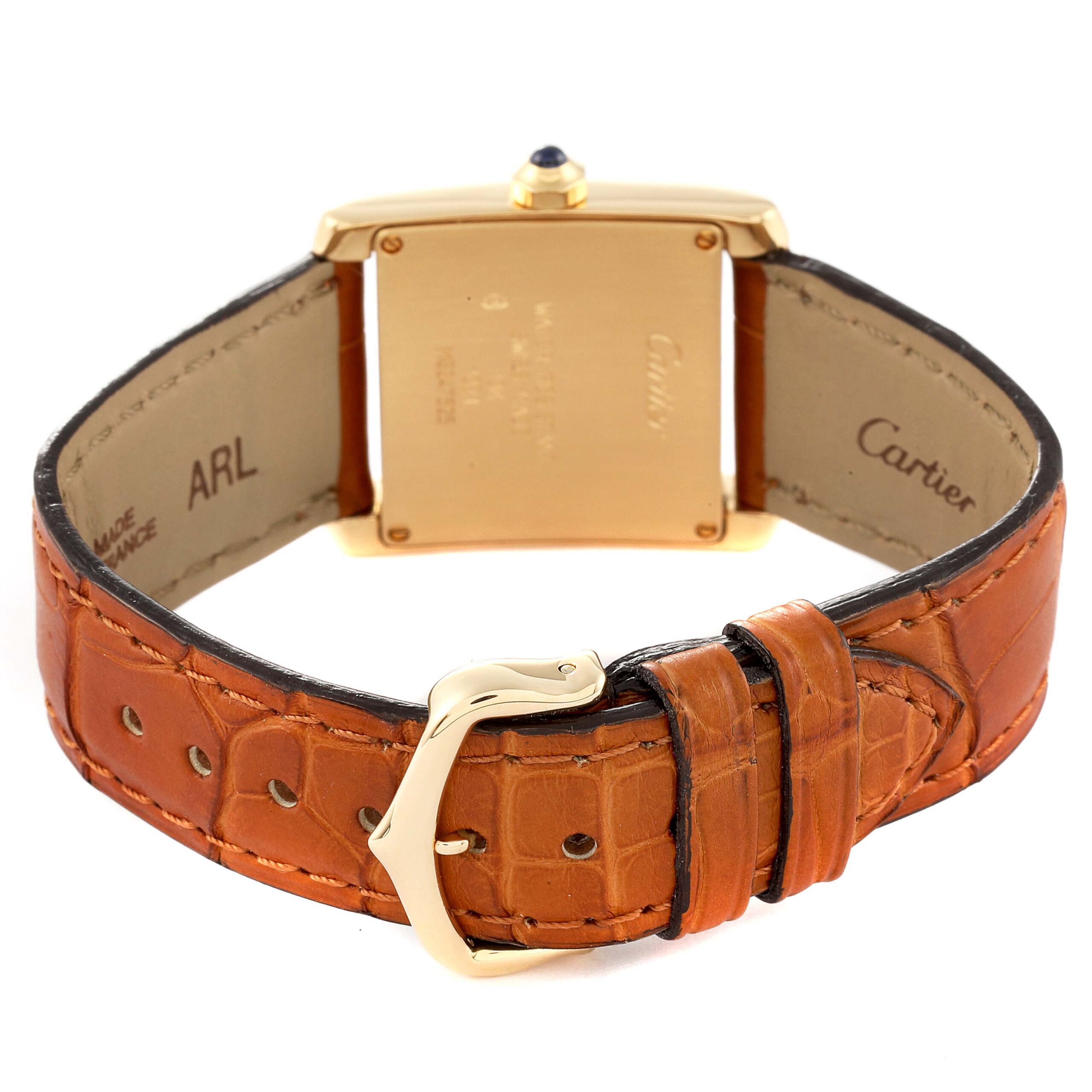 Cartier Tank Francaise Midsize Yellow Gold Ladies Watch W5000356