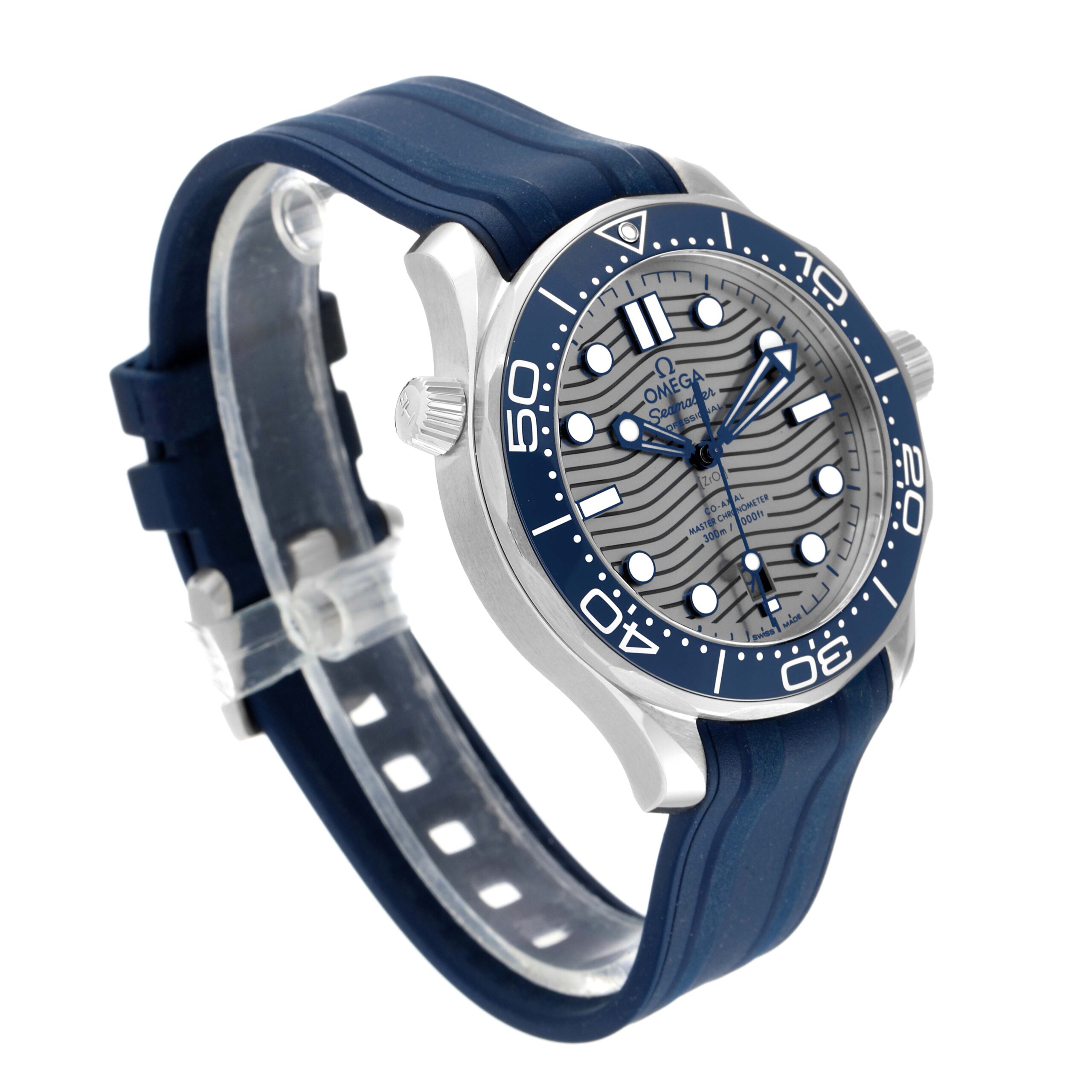 Omega Seamaster Diver Master Chronometer Steel Mens Watch 210.32.42.20.06.001 Box Card