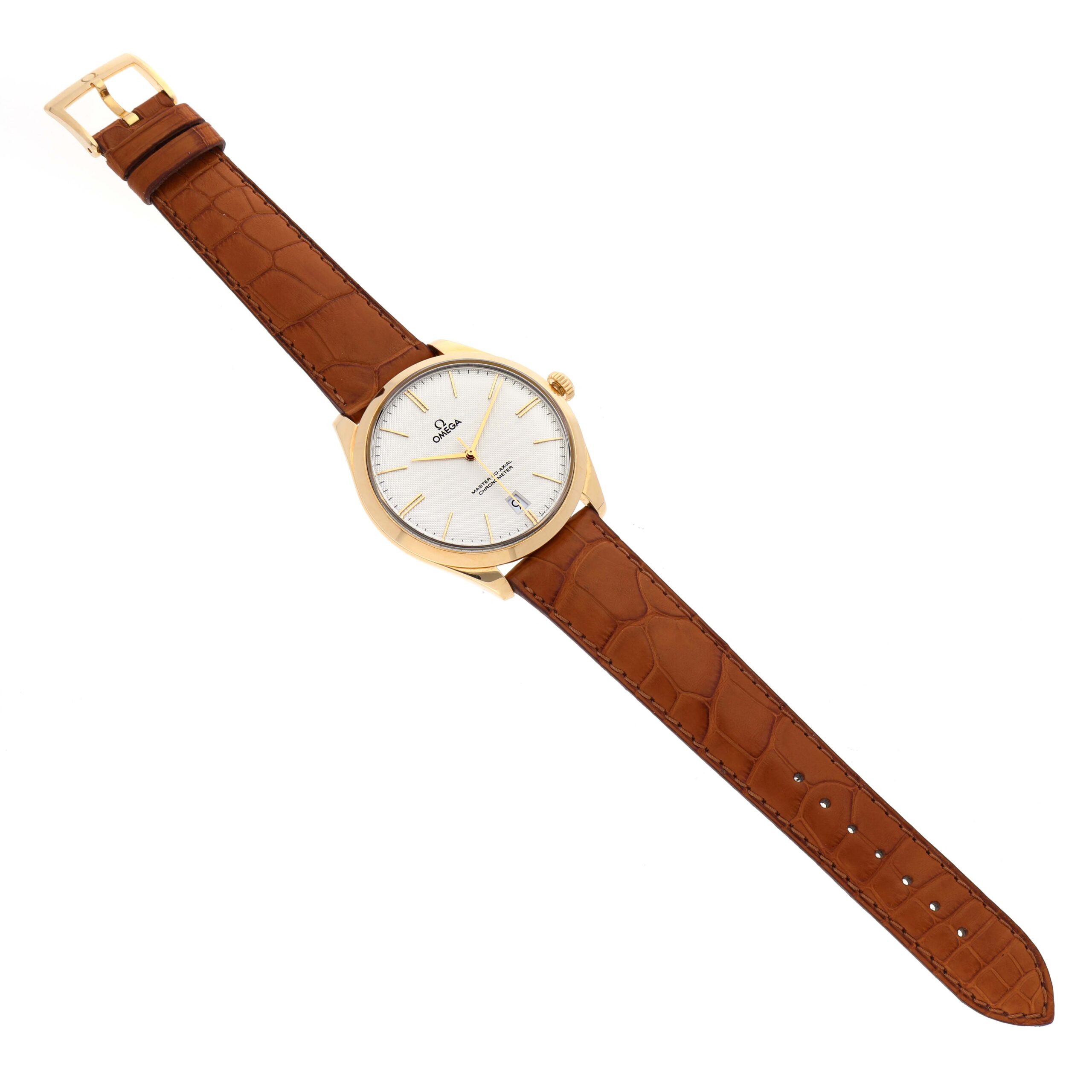 Omega DeVille Tresor Yellow Gold Co-Axial Mens Watch 432.53.40.21.02.001