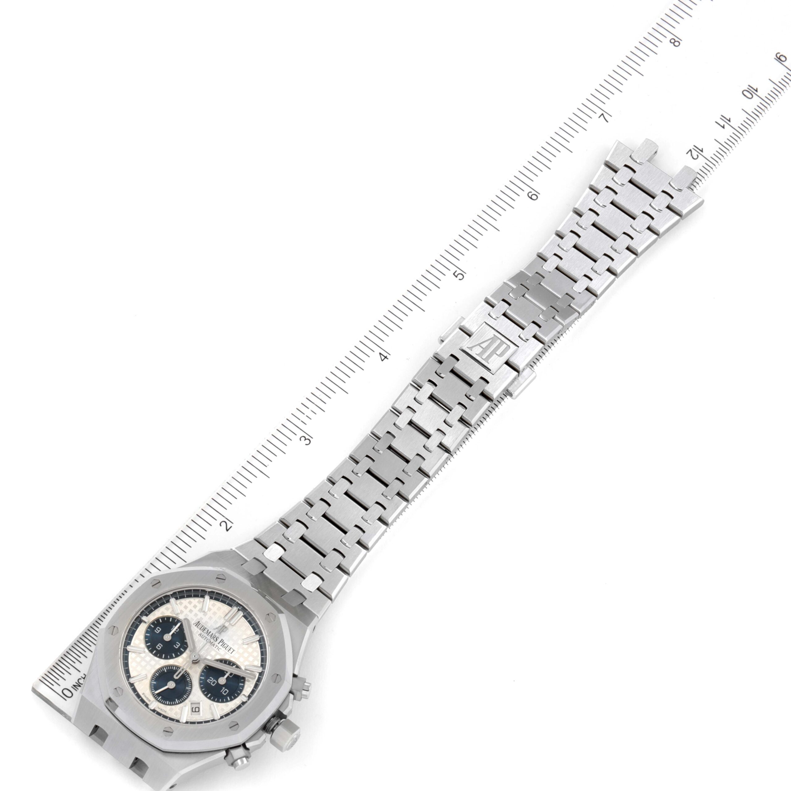 Audemars Piguet Royal Oak Chronograph Steel Mens Watch 26315ST Box Card