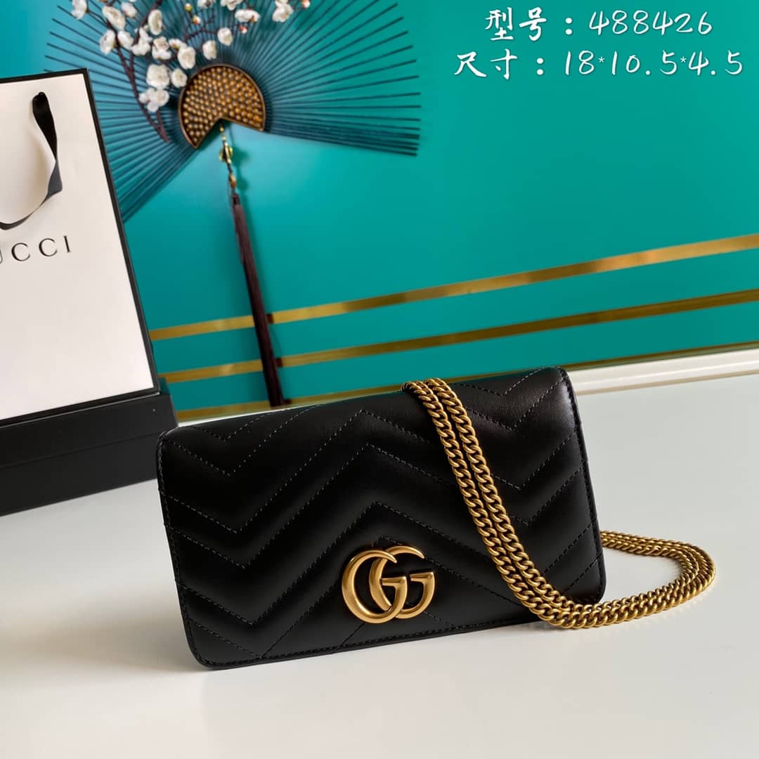 Gucci Crossbody Dupe Marmont GG Matelassé 488426