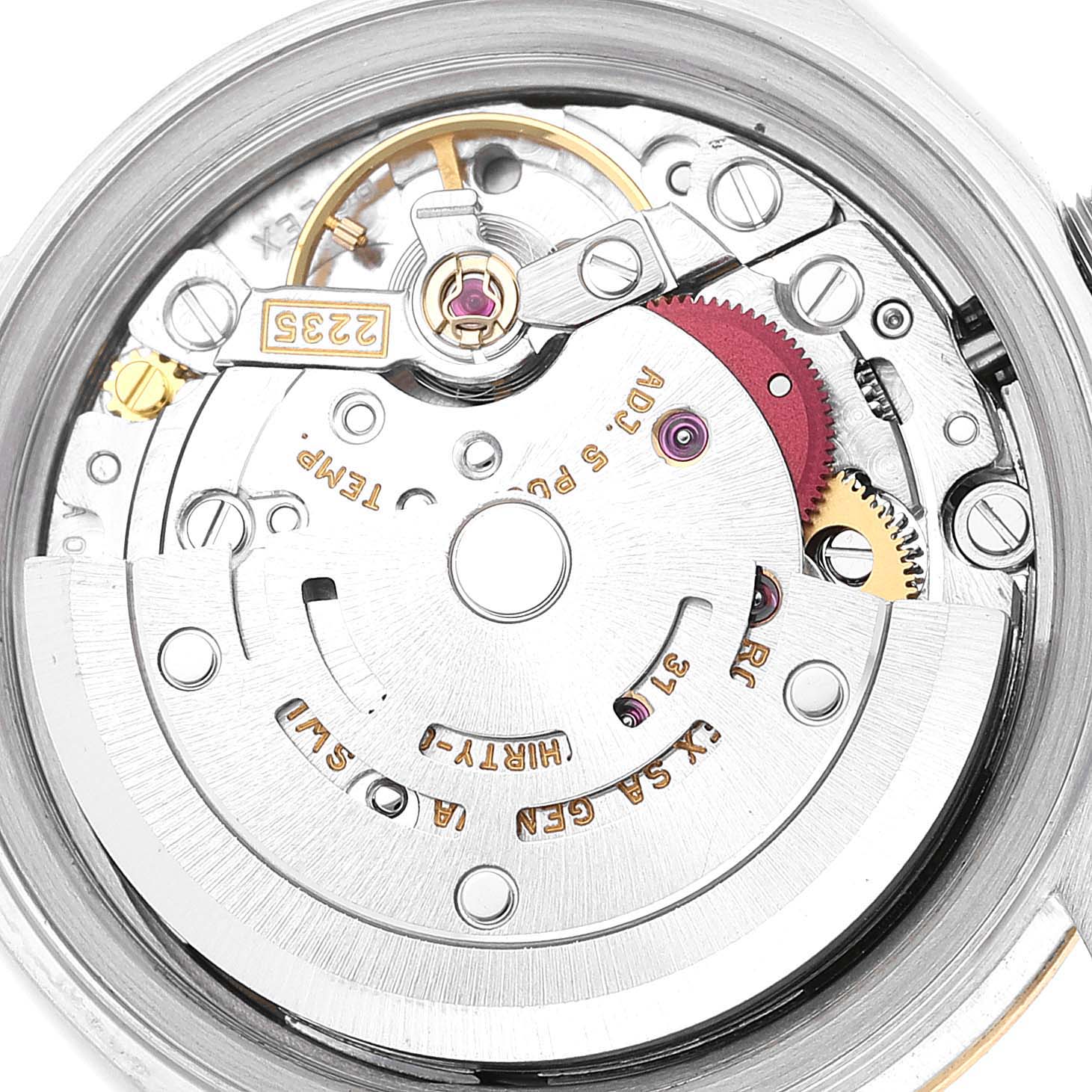 Rolex Datejust Steel Yellow Gold Champagne Dial Ladies Watch 79173 Box Papers