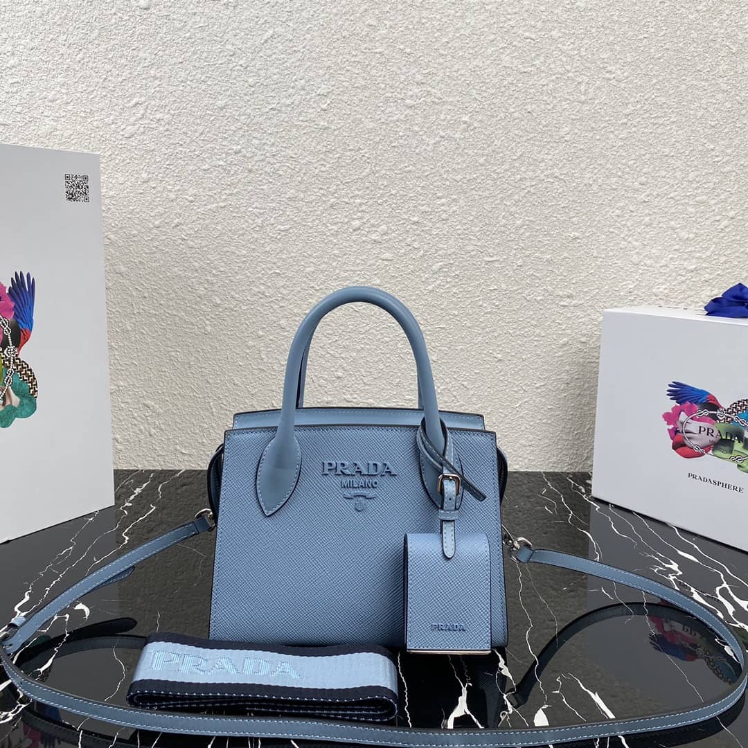 Prada Saffiano Leather Monochrome Replica Bag