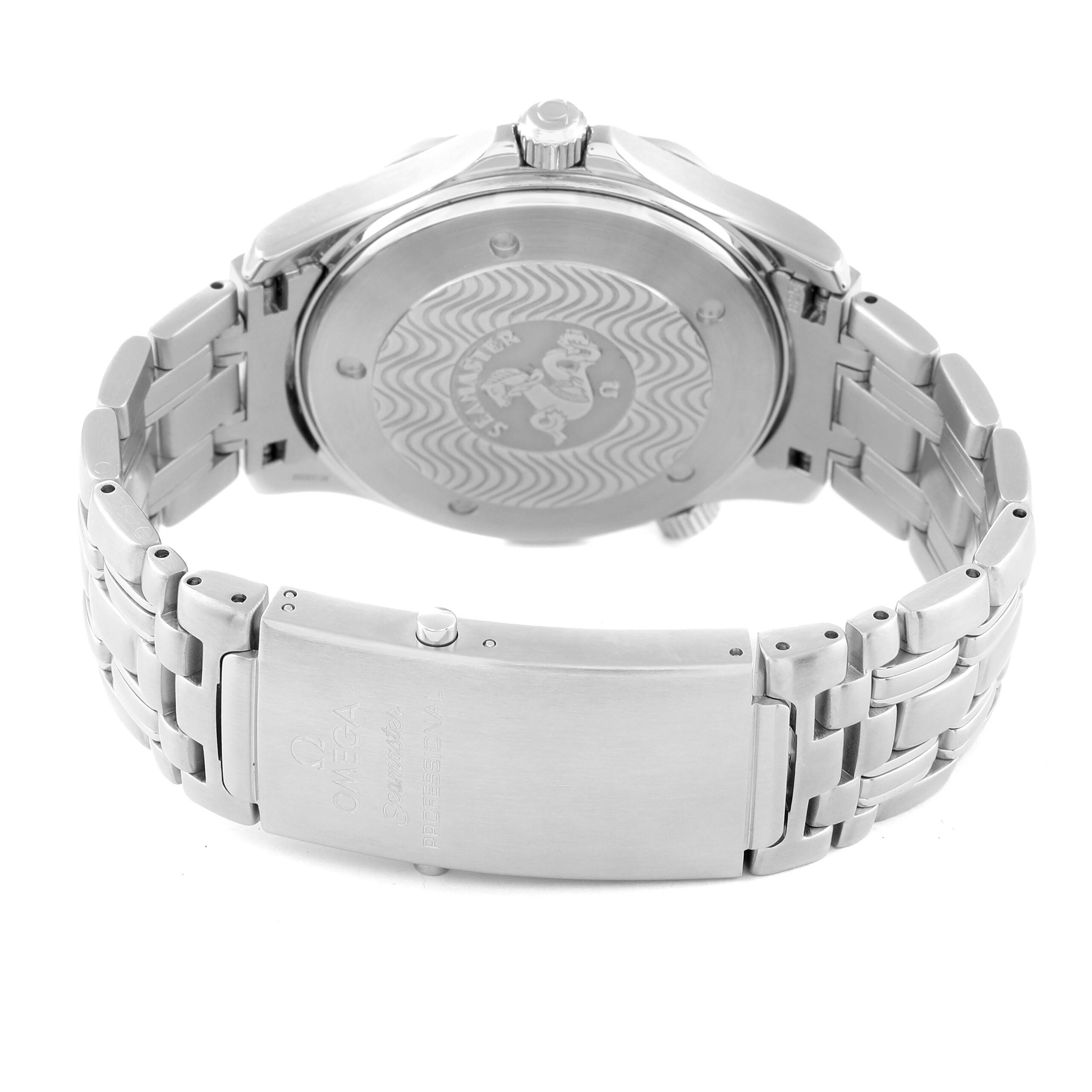 Omega Seamaster Diver 300M Blue Wave Decor Dial Steel Mens Watch 2532.80.00