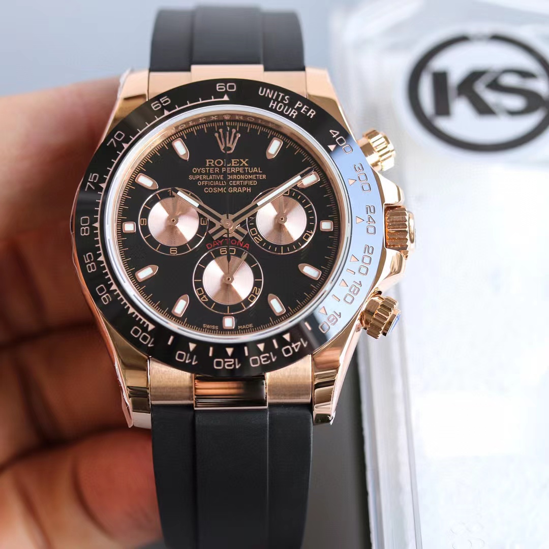 Rolex Daytona Steel 18k Yellow Gold Slate Dial Mens Watch 116523 Box Papers