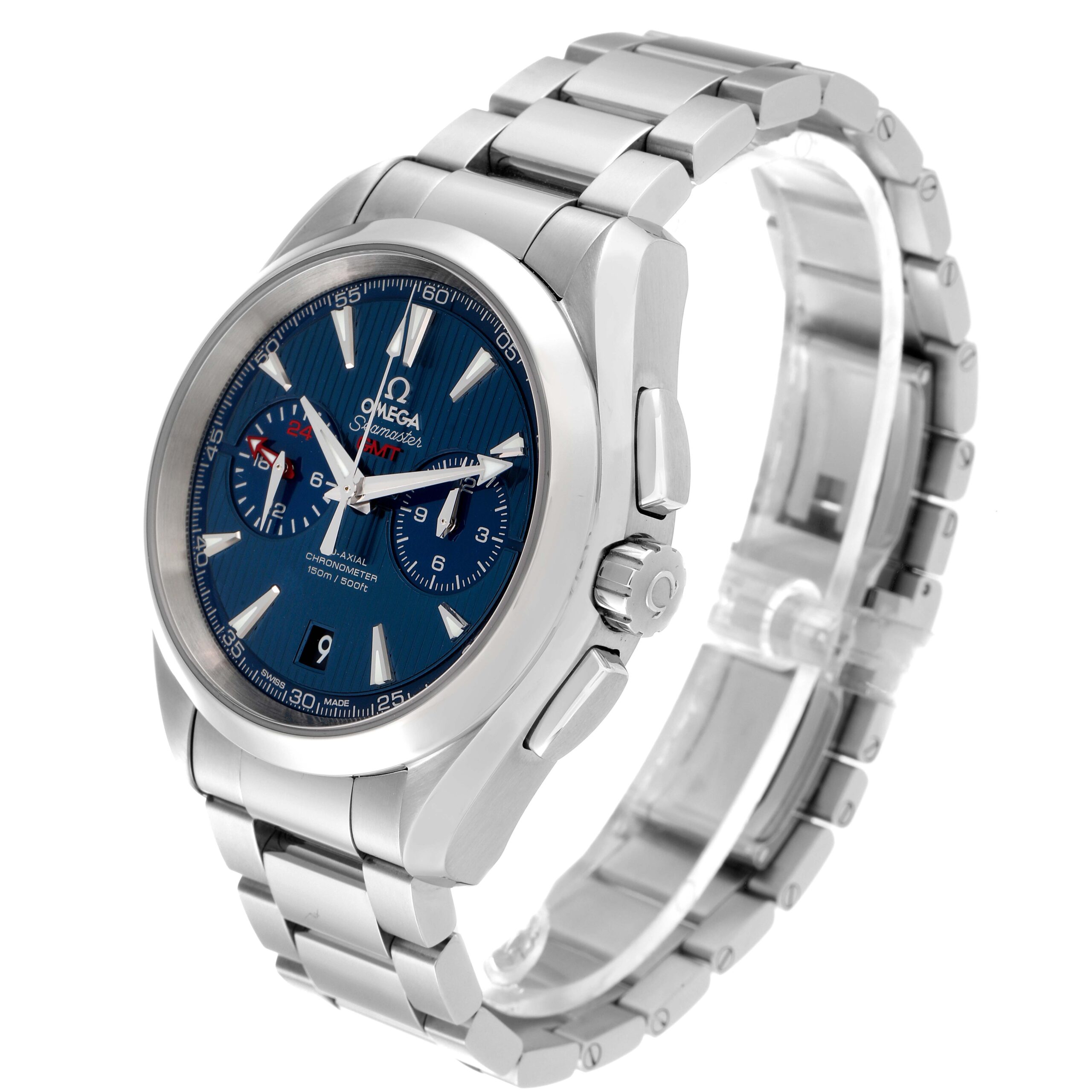 Omega Seamaster Aqua Terra GMT Mens Watch 231.10.43.52.03.001 Box Card