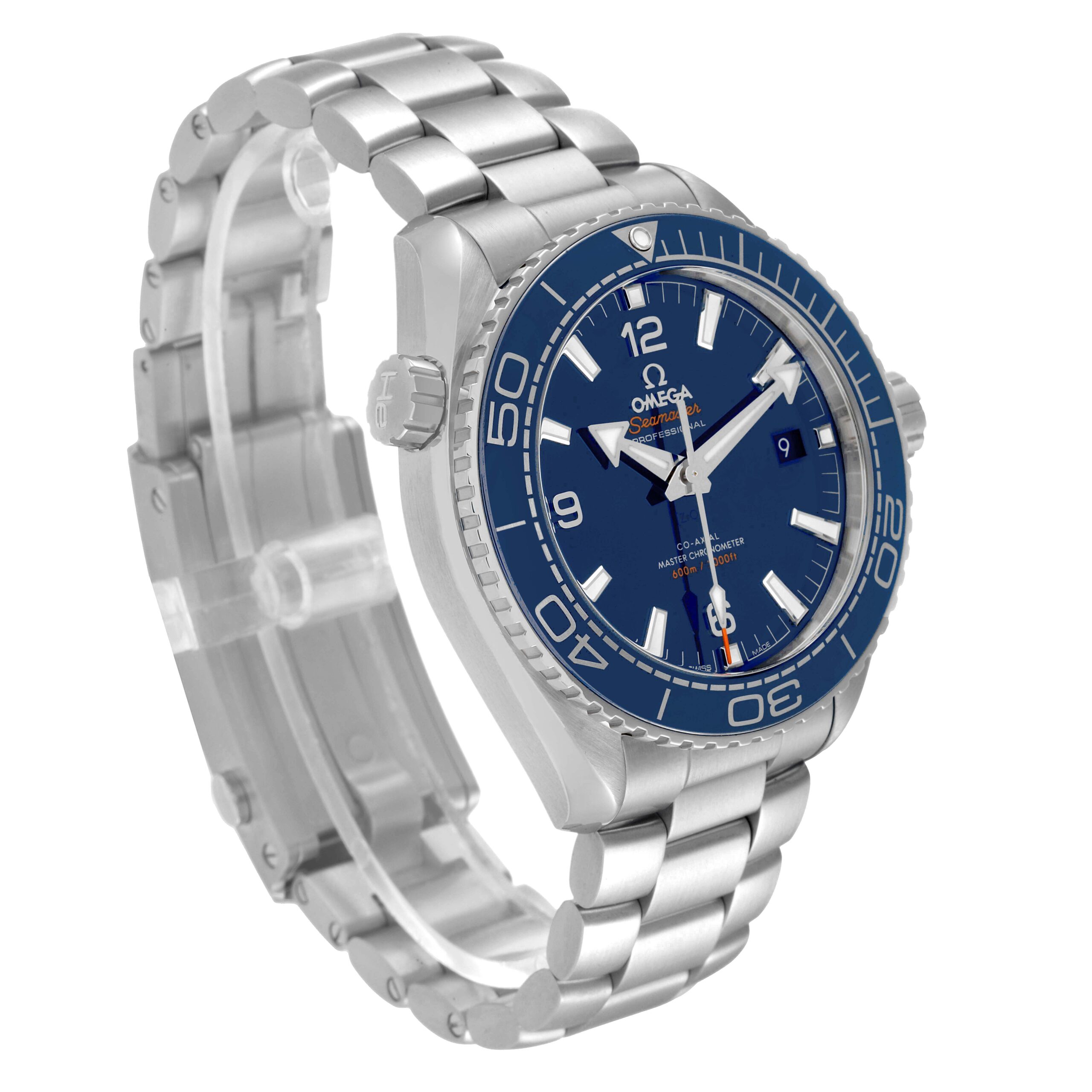 Omega Seamaster Planet Ocean Steel Mens Watch 215.30.44.21.03.001 Box Card