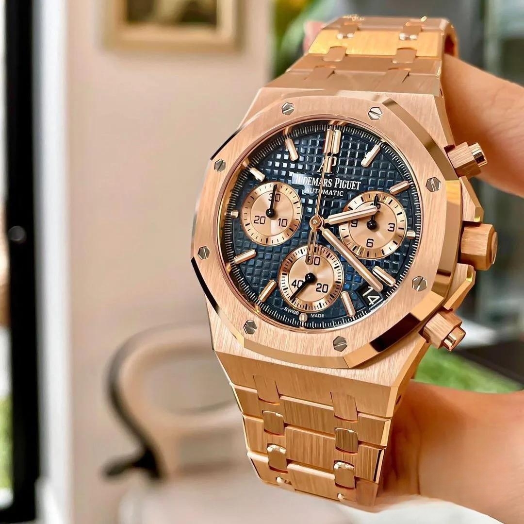 Audemars Piguet Royal Oak Chronograph Steel Mens Watch 26315ST Box Card