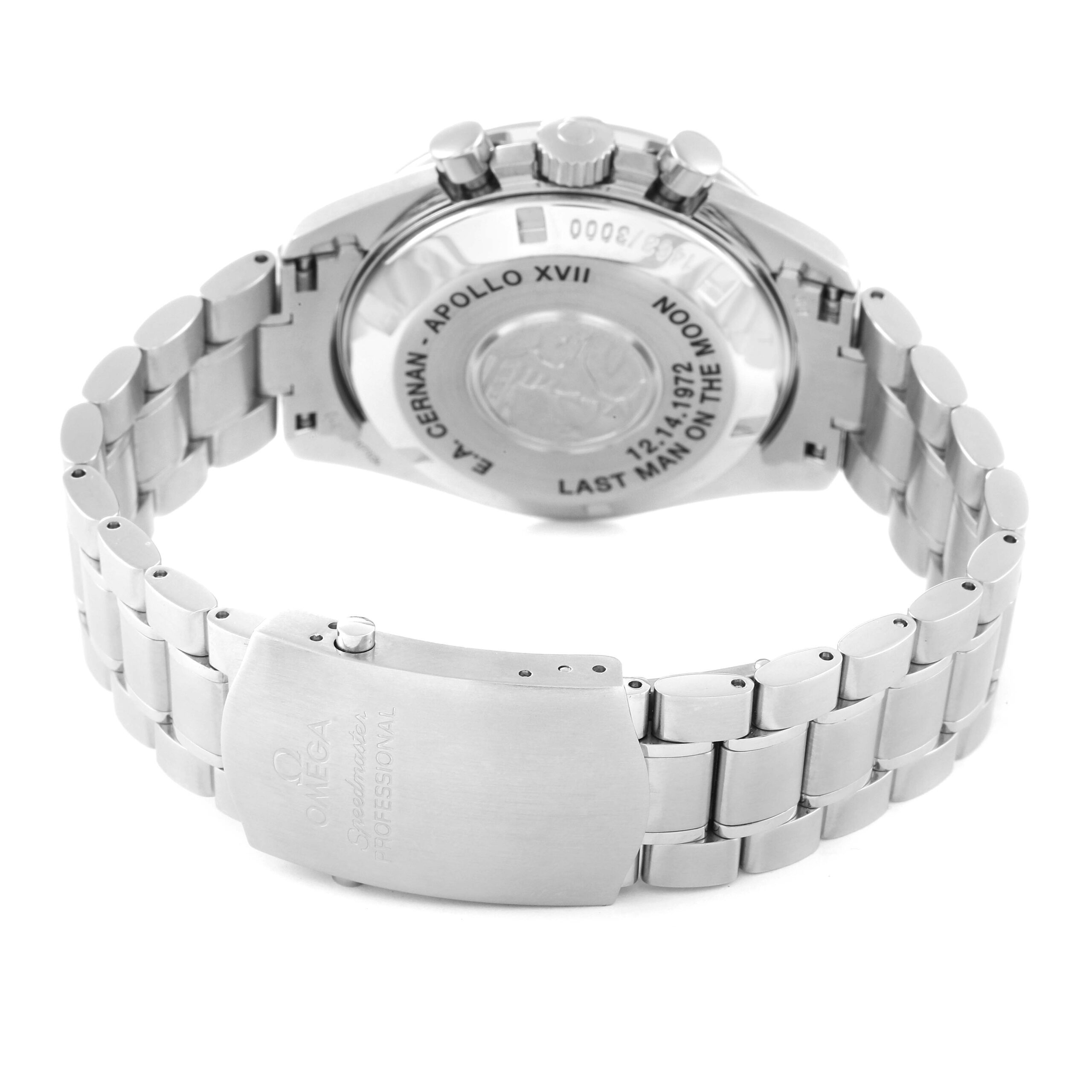 Omega Speedmaster Apollo XVII Limited Edition Mens Watch 3574.51.00 Box Card