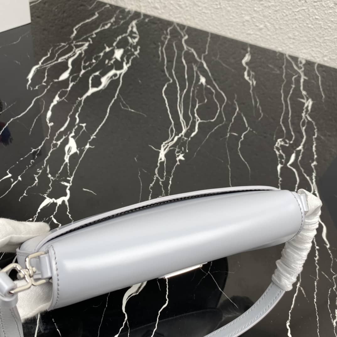 Prada Cleo Bag Dupe Brushed Leather Flap Replica Shoulder Bag