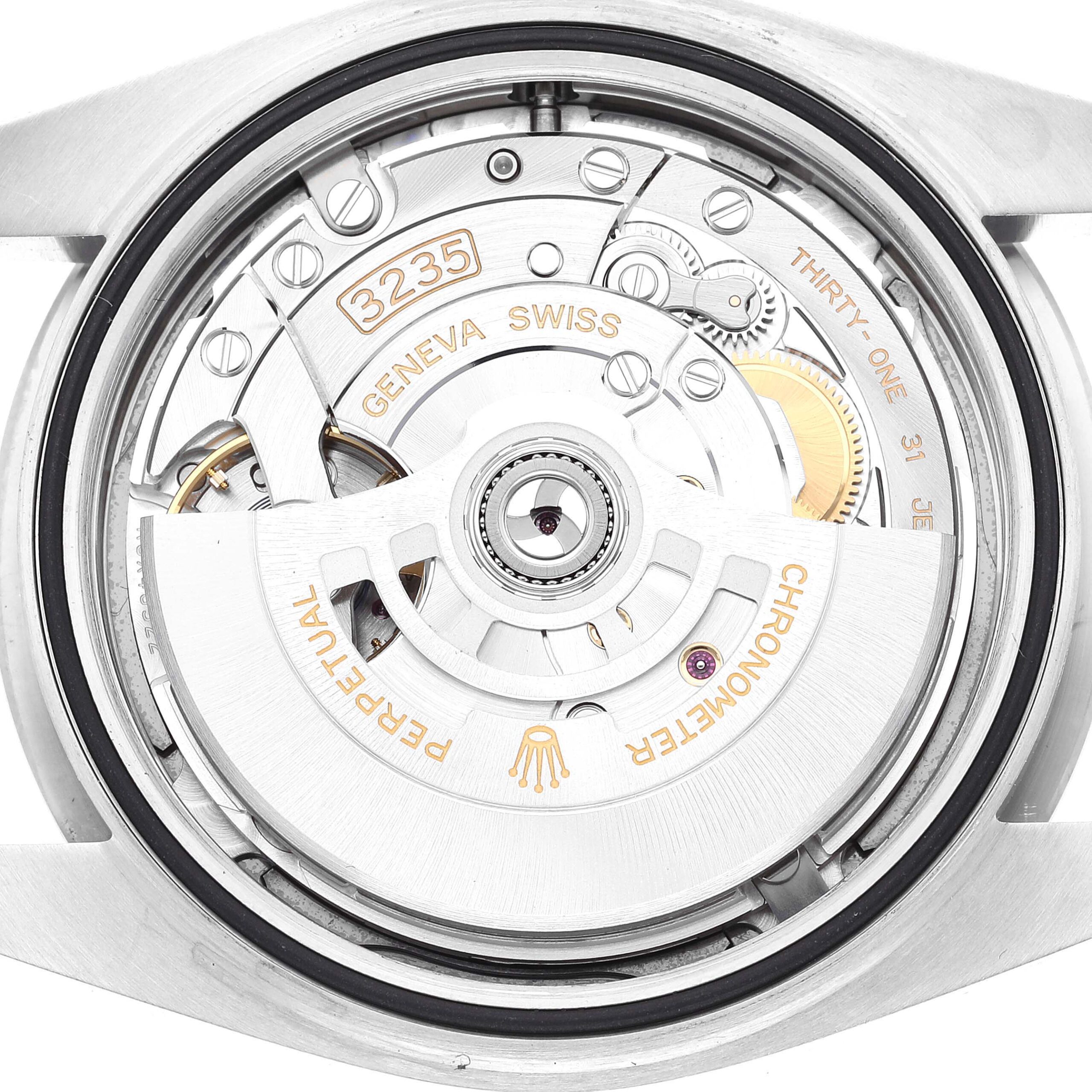 Rolex Datejust 41 Steel White Gold Blue Dial Mens Watch 126334 Box Card