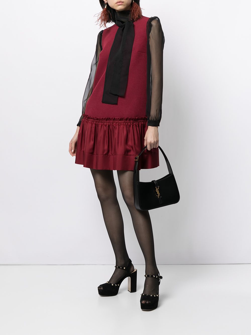 YSL Replica Saint Laurent 5A7 logo-plaque shoulder bag