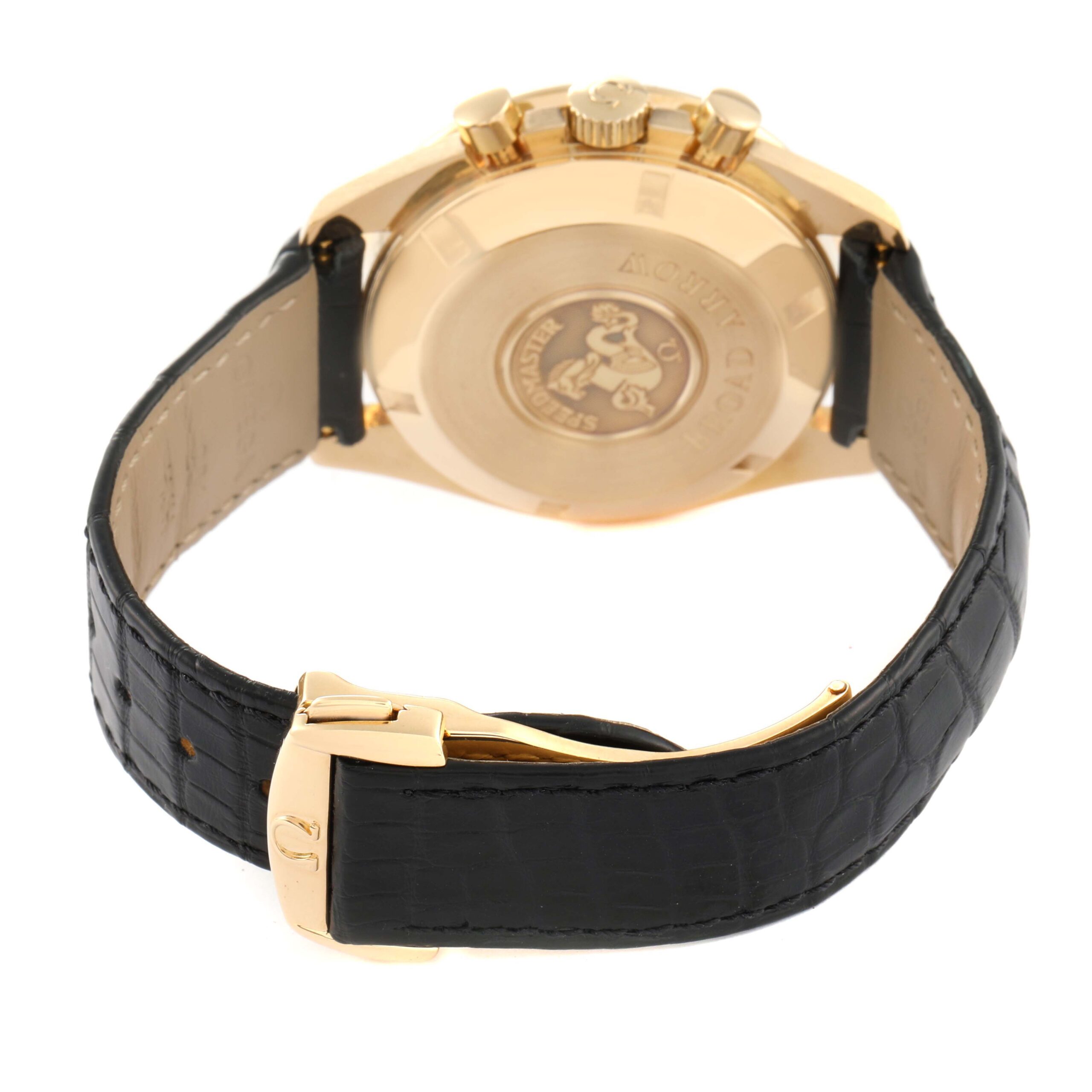 Omega Speedmaster Broad Arrow Yellow Gold Mens Watch 3651.50.31