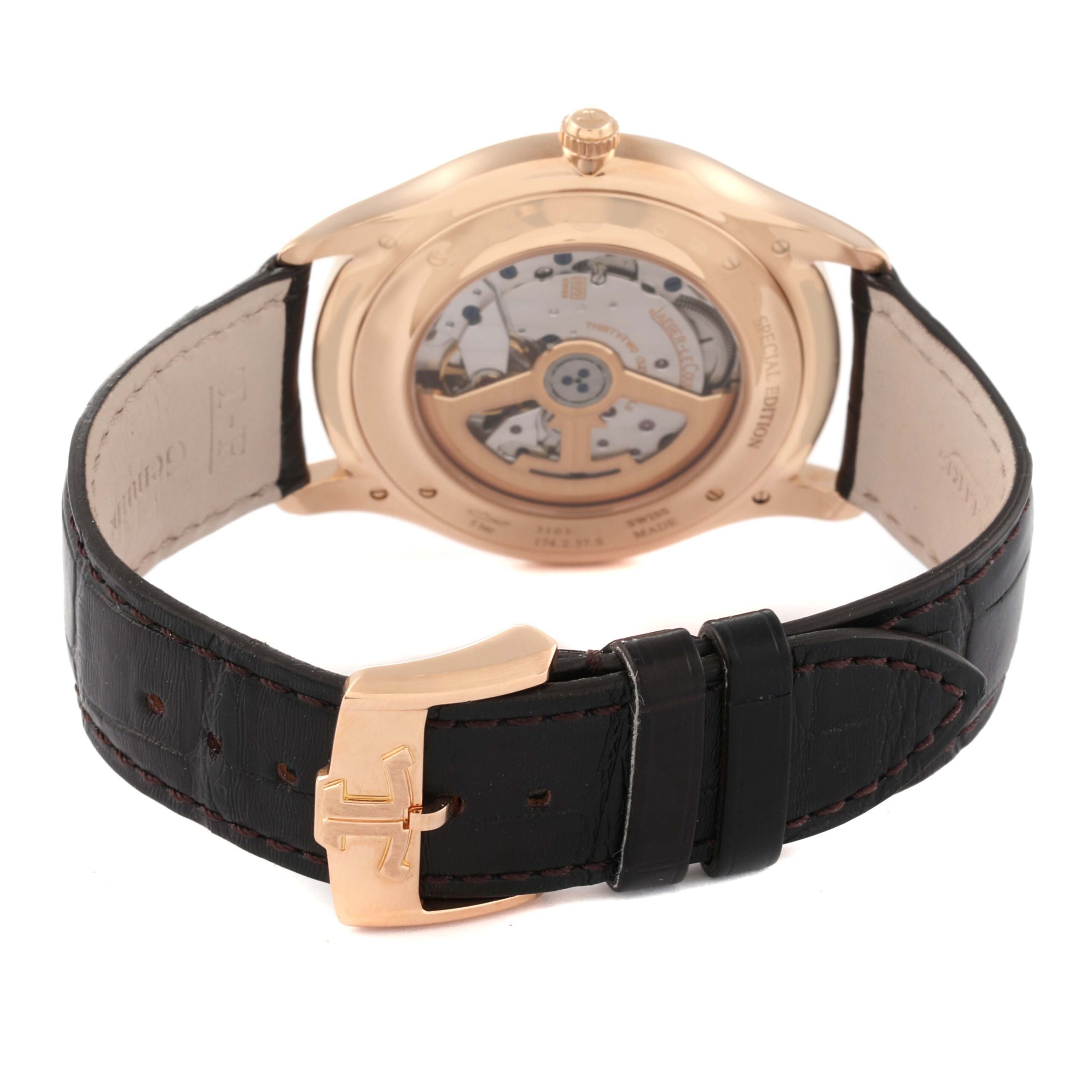 Jaeger Lecoultre Master Grande Ultra Thin Rose Gold Mens Watch 174.2.37.S