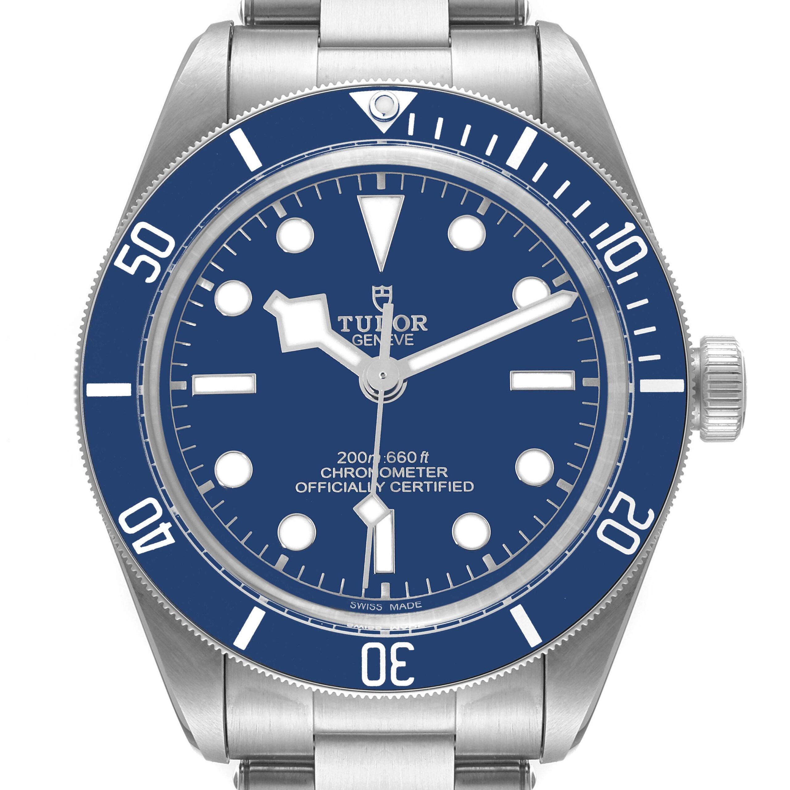 Tudor Black Bay Fifty Eight Blue Dial Bezel Steel Mens Watch 79030 Box Card
