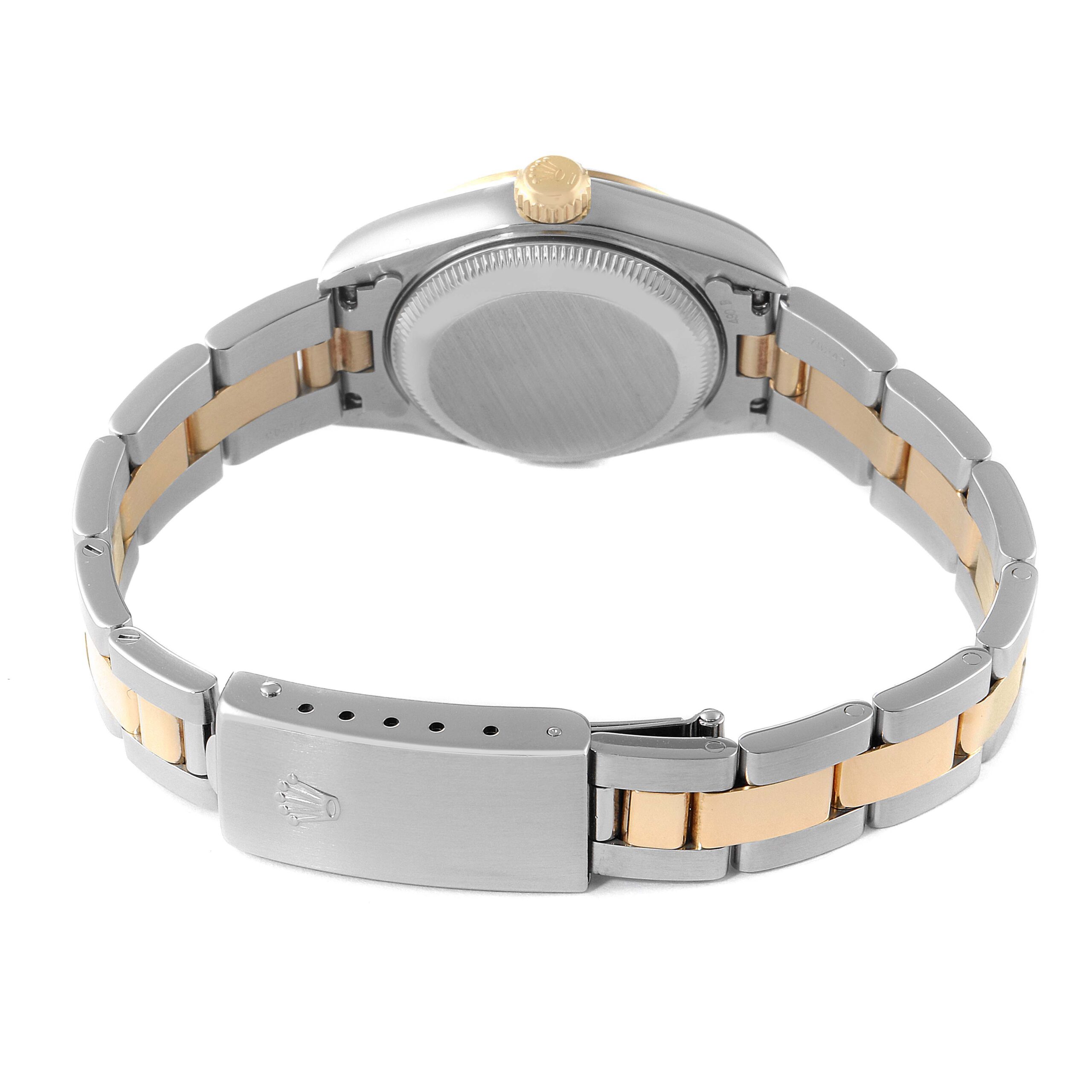 Rolex Datejust Steel Yellow Gold Champagne Dial Ladies Watch 79163