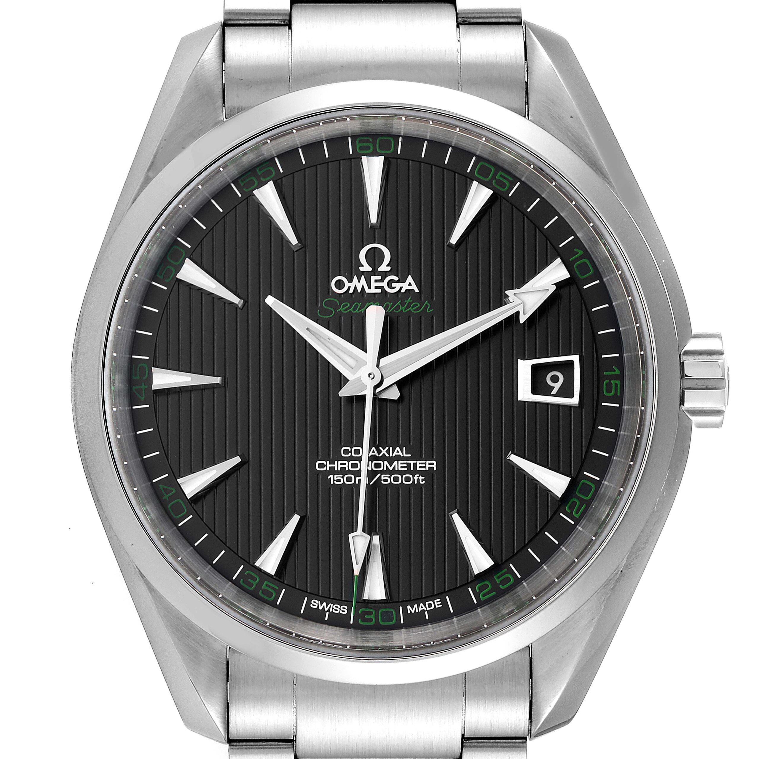 Omega Seamaster Aqua Terra Golf Edition Steel Mens Watch 231.10.42.21.01.001 Card