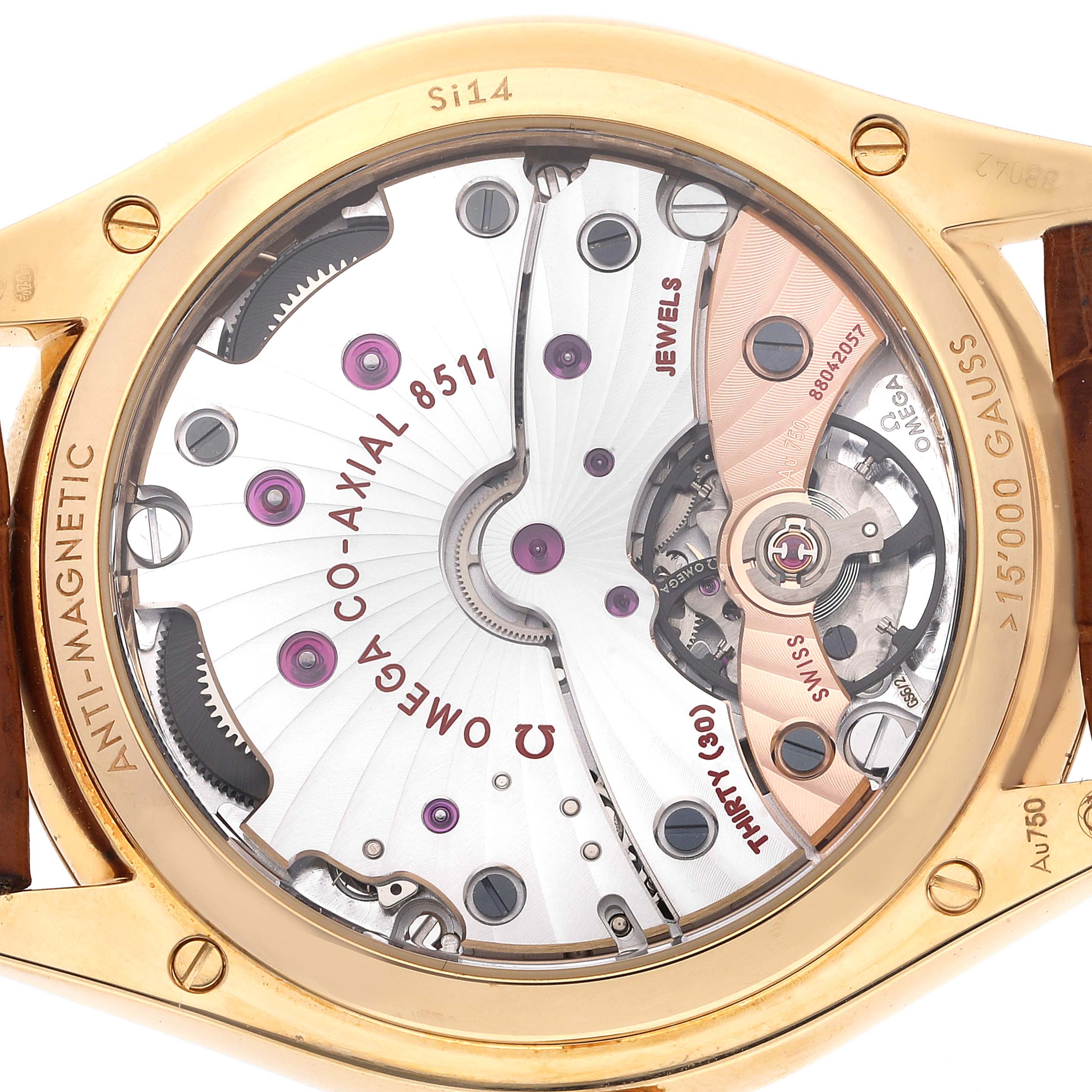 Omega DeVille Tresor Yellow Gold Co-Axial Mens Watch 432.53.40.21.02.001