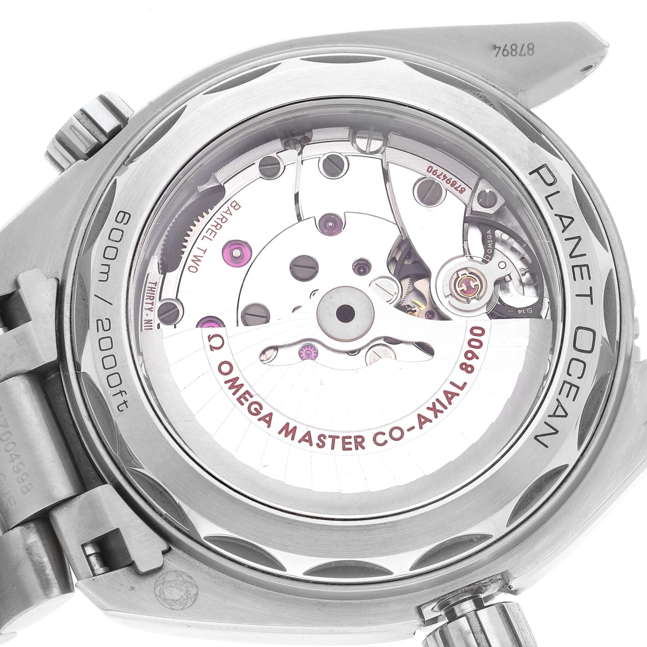 Omega Planet Ocean Co-Axial Titanium Mens Watch 215.90.44.21.99.001 Box Card